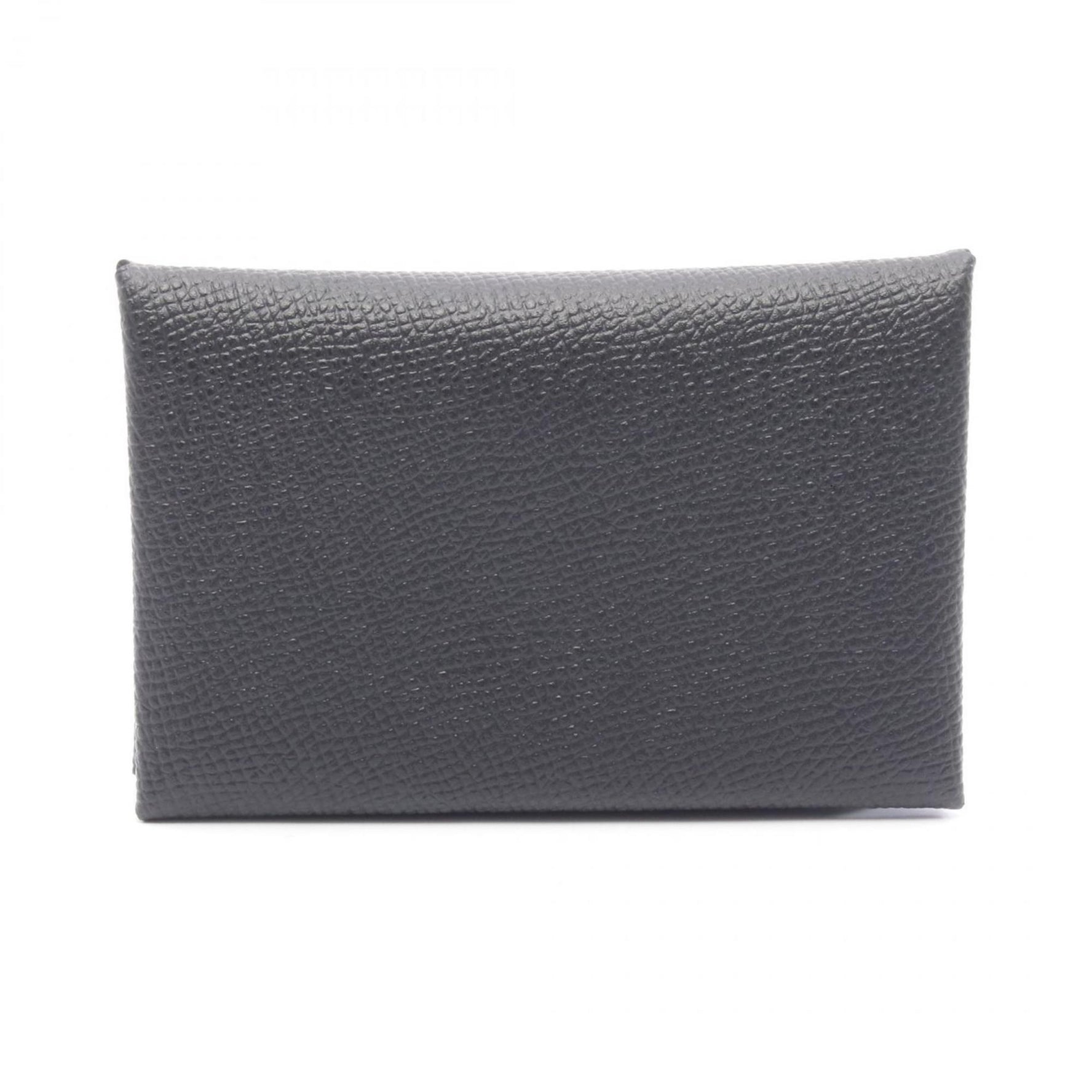 Hermes Calvi Wallet/Coin Case Wallet Calfskin (Cowhide) Veau Epsom Leather