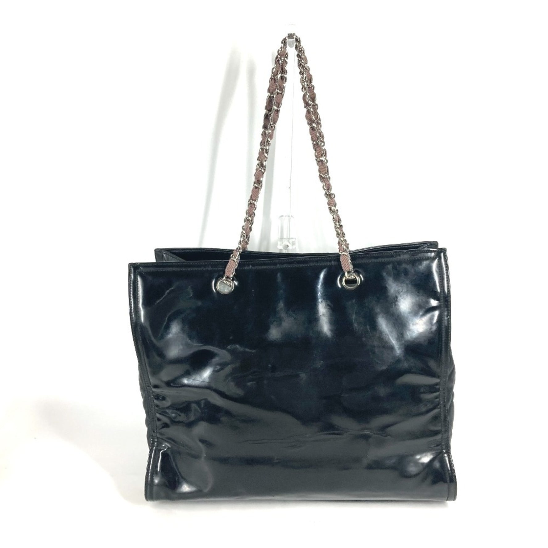 CHANEL CC Coco Mark Lipstick W Chain Shoulder Bag Enamel