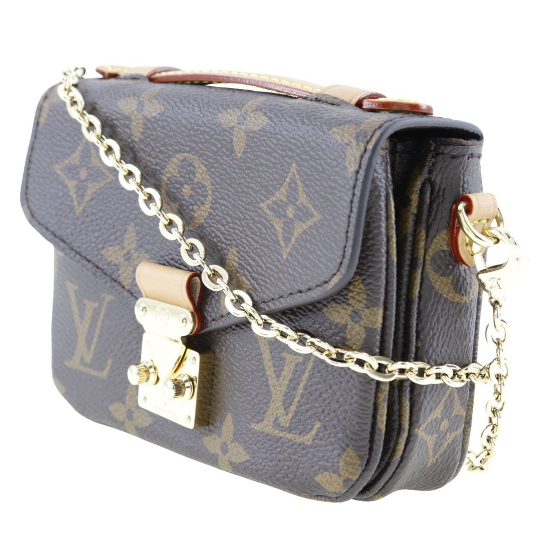 Louis Vuitton Micro Metis Shoulder Bag Monogram Canvas Made in France Crossbody Flap