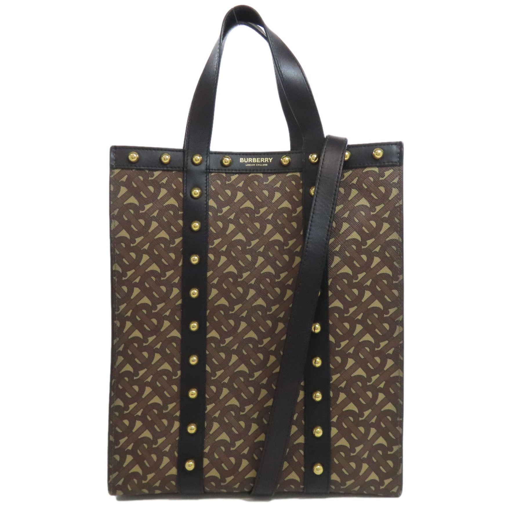 Burberry TB Tote Bag Leather