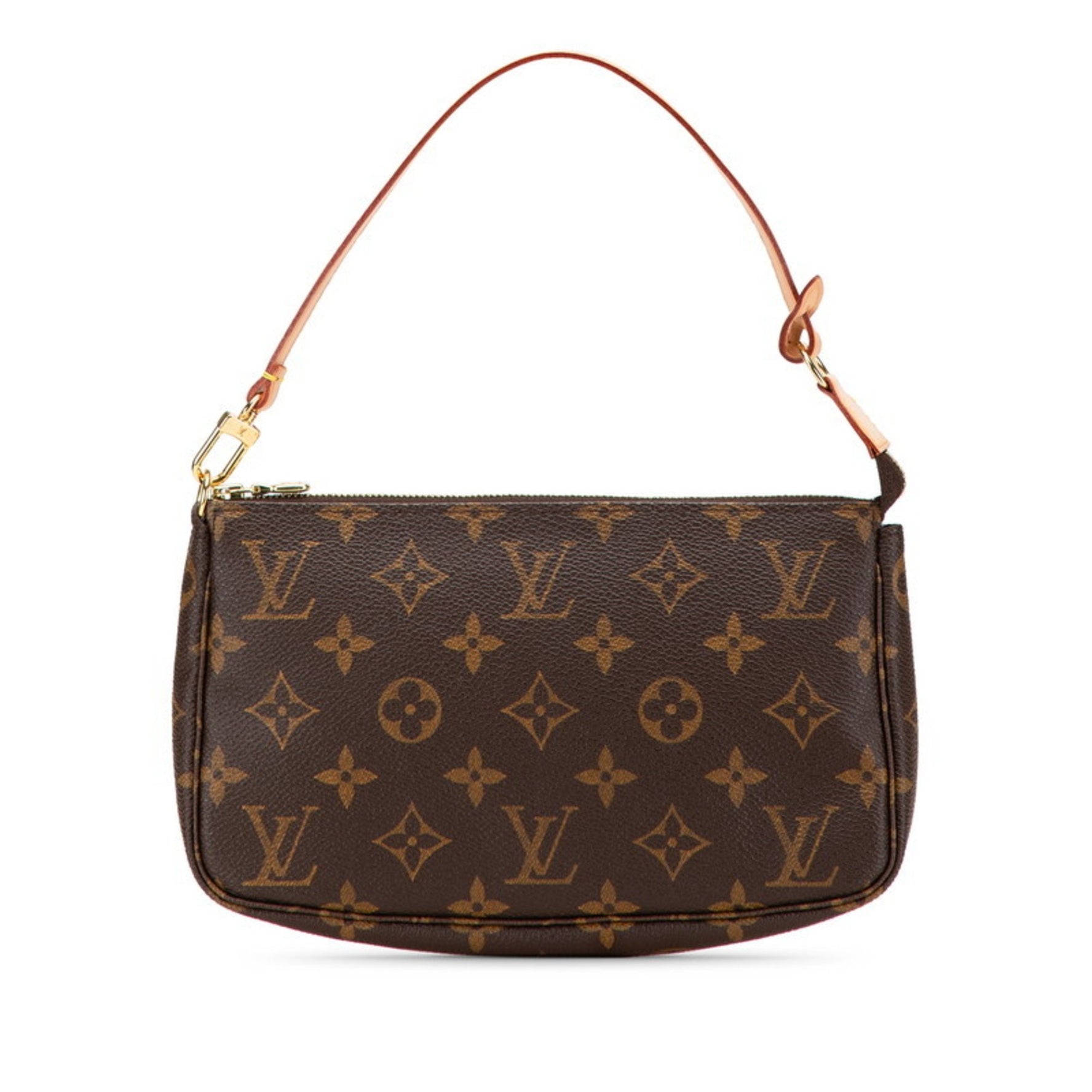 Louis Vuitton Monogram Pochette Accessoires Handbag PVC Leather
