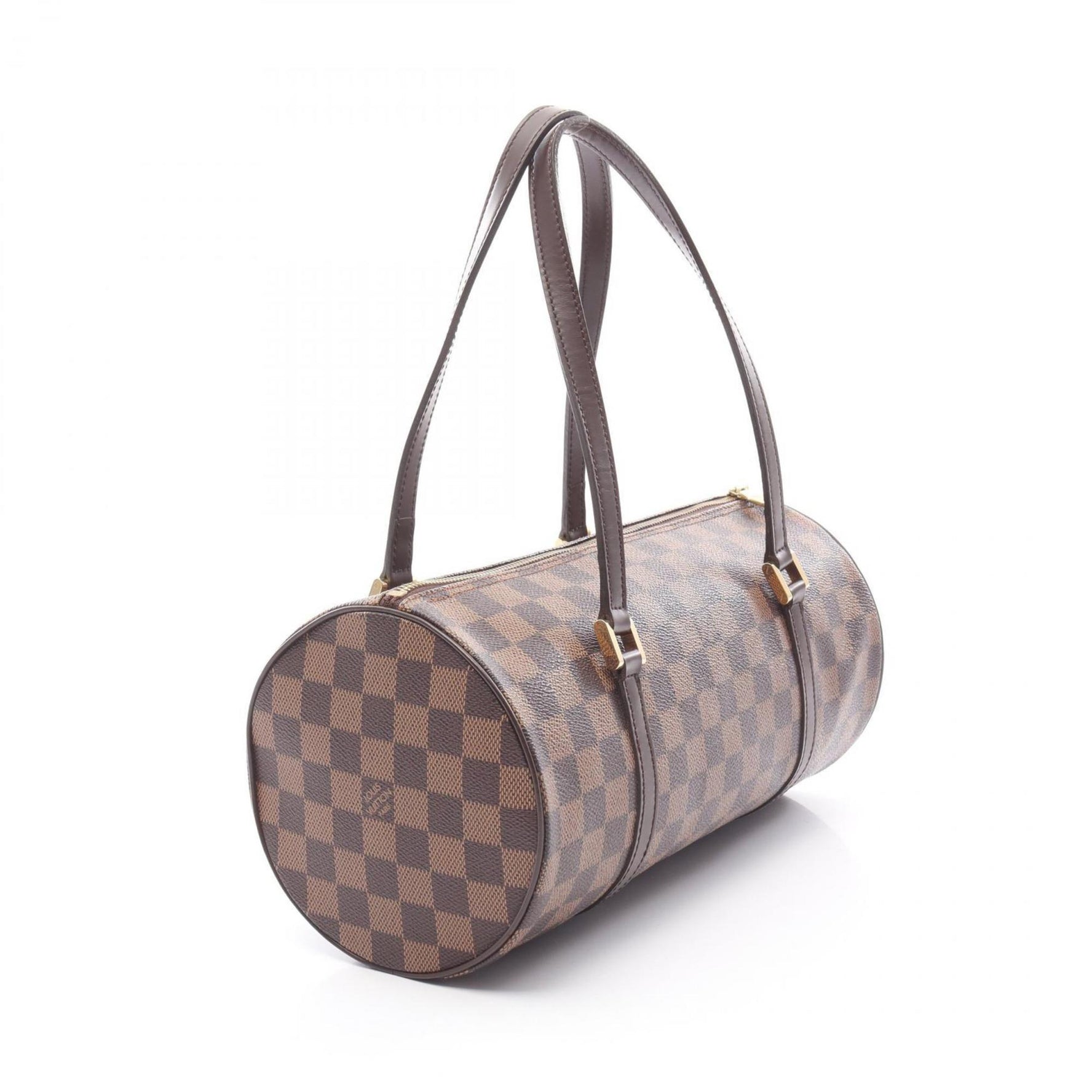 Louis Vuitton Papillon 30 Damier Ebene Handbag, Coated Canvas and Leather