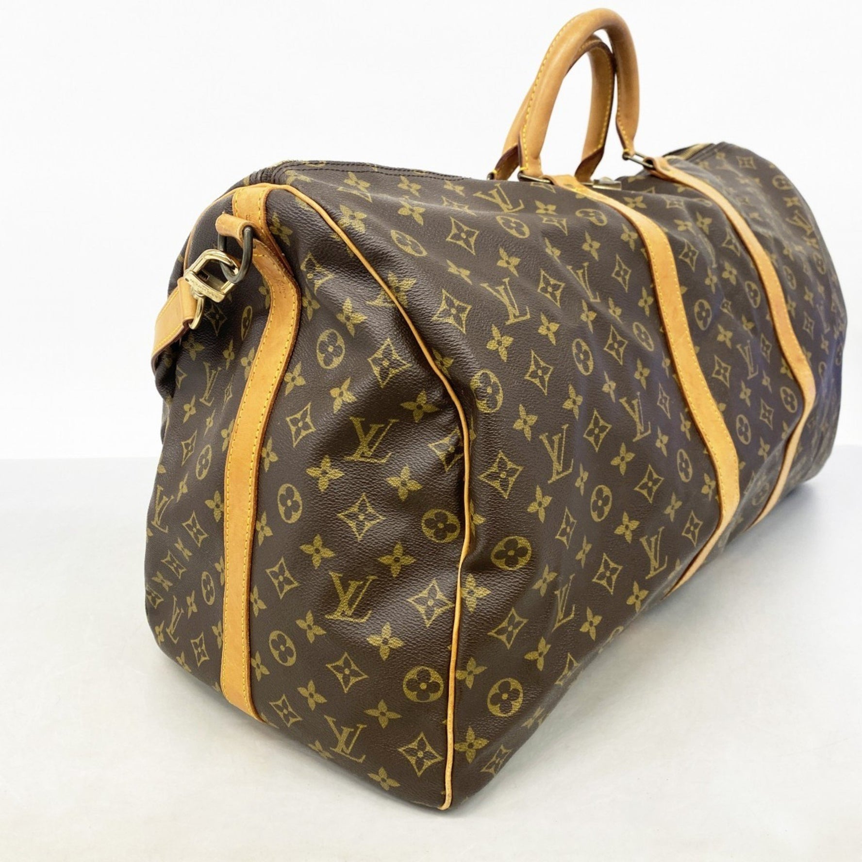 Louis Vuitton Monogram Keepall Bandouliere 60 Boston Bag Men's and