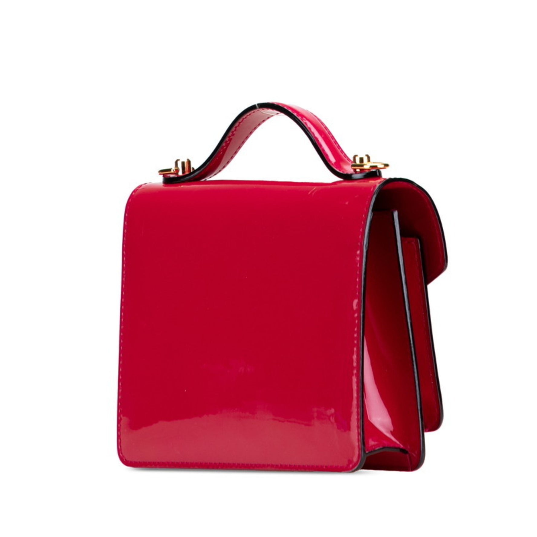 Louis Vuitton Vernis Monceau BB Handbag/Shoulder Bag, Rose Indigo Pink Patent Leather, LOUIS VUITTON