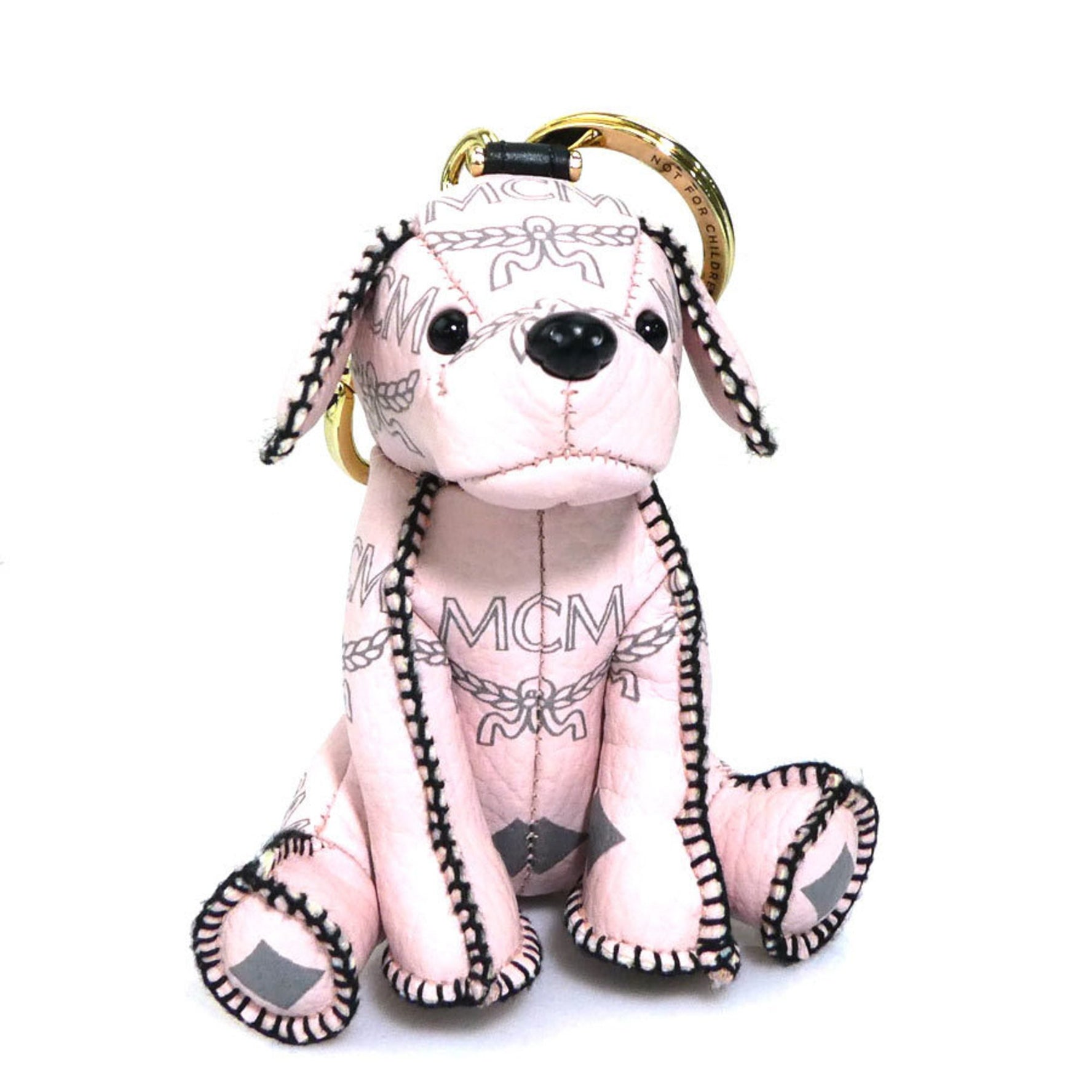 MCM Charm Dog Leather Men's