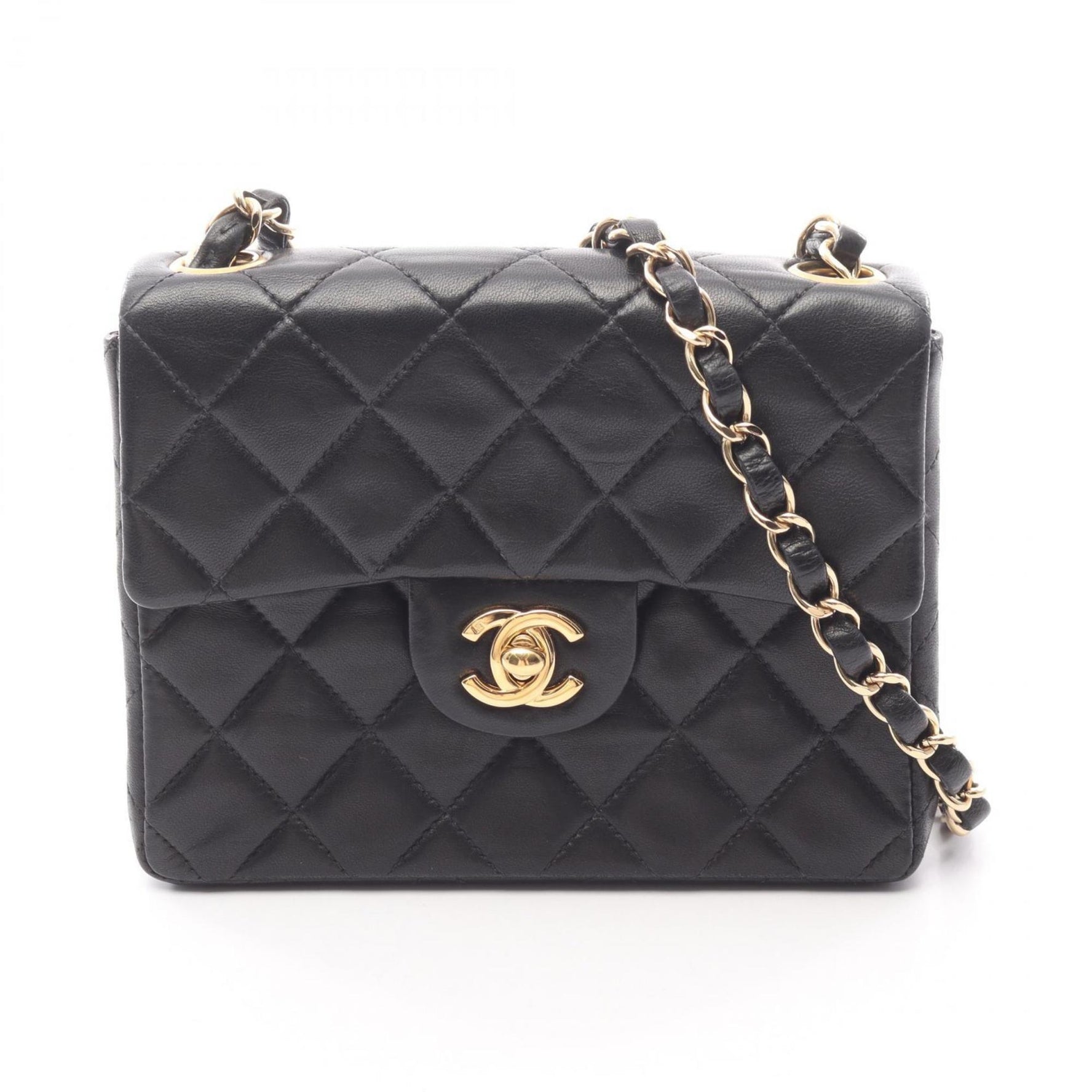 CHANEL Mini Matelasse Shoulder Bag, Lambskin Leather
