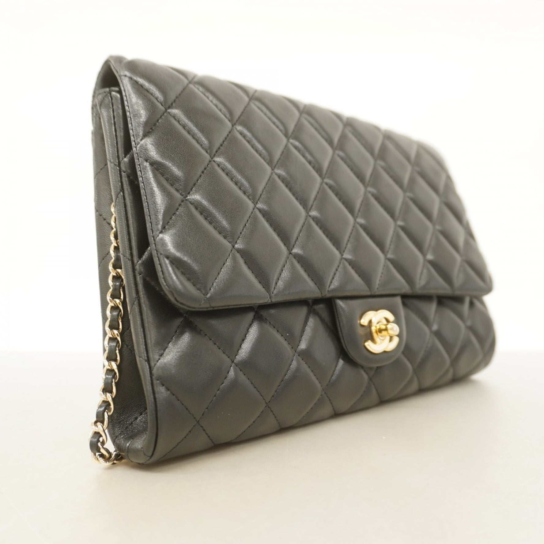 Chanel Matelasse Shoulder Bag with Chain Bag, Lambskin