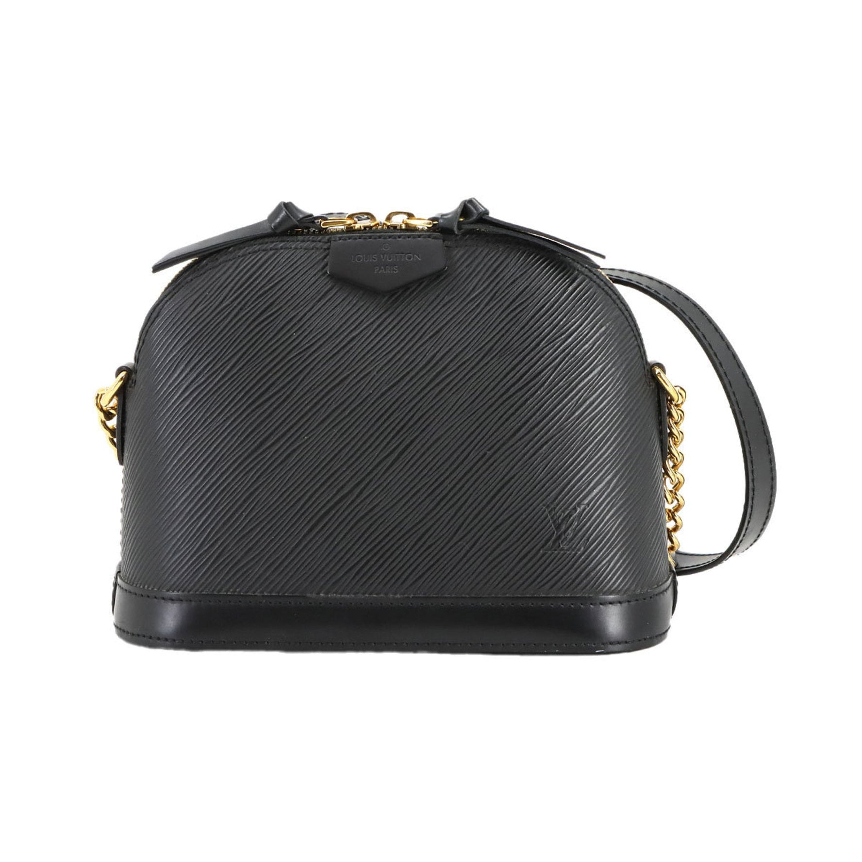 Louis Vuitton Epi Alma Mini Chain Shoulder Bag in Leather