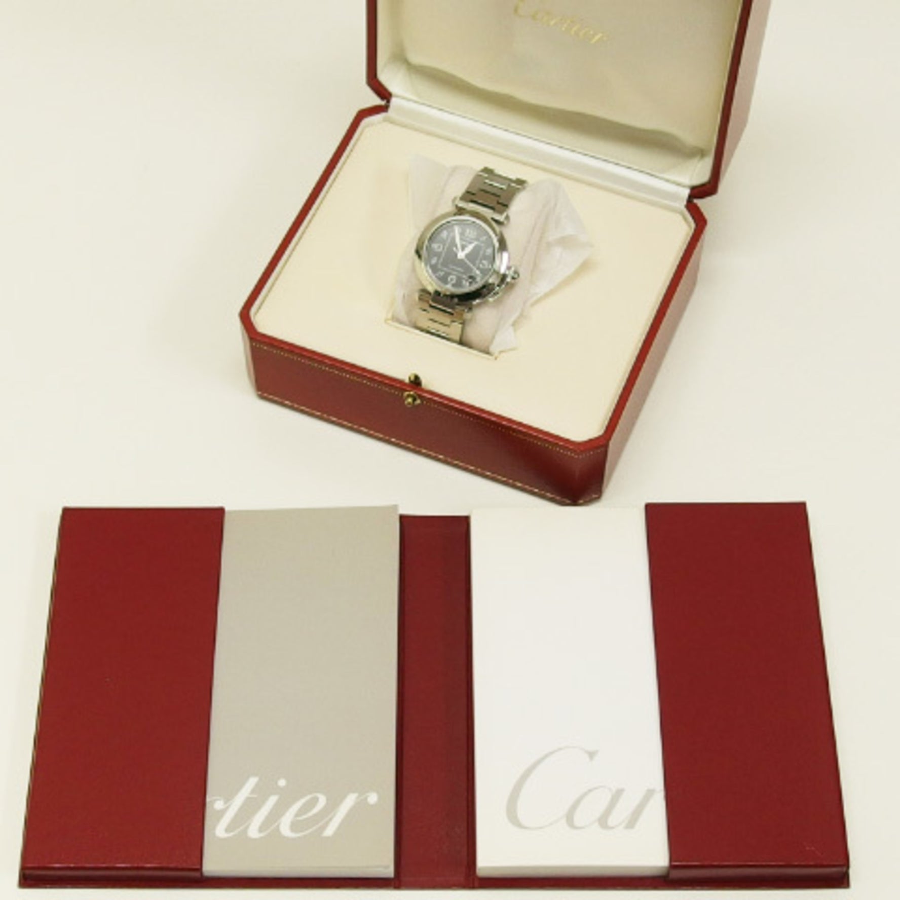 Cartier Pasha C 35mm black dial SS