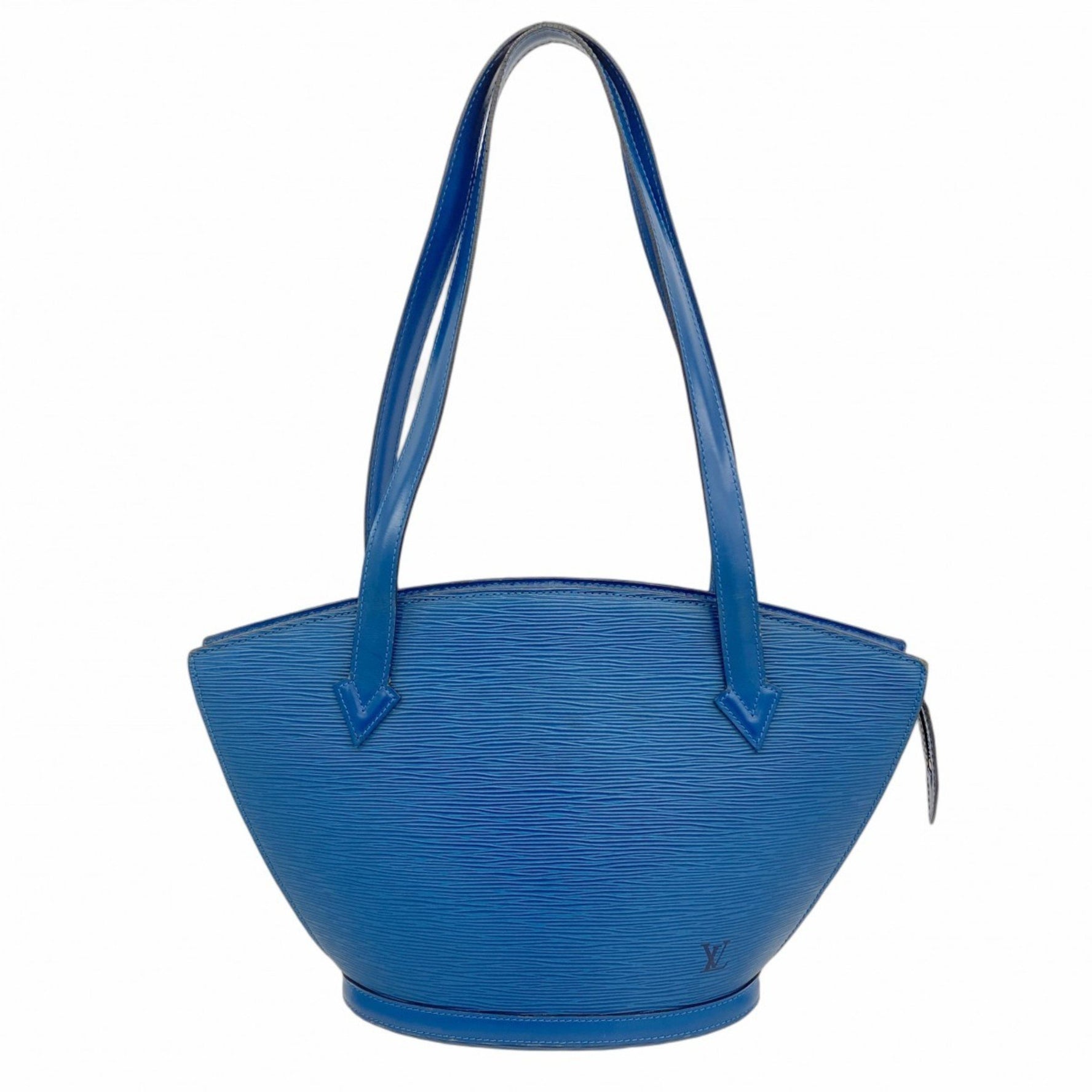 Louis Vuitton Epi Saint-Jacques Poignier Long Shoulder Bag Toledo Blue
