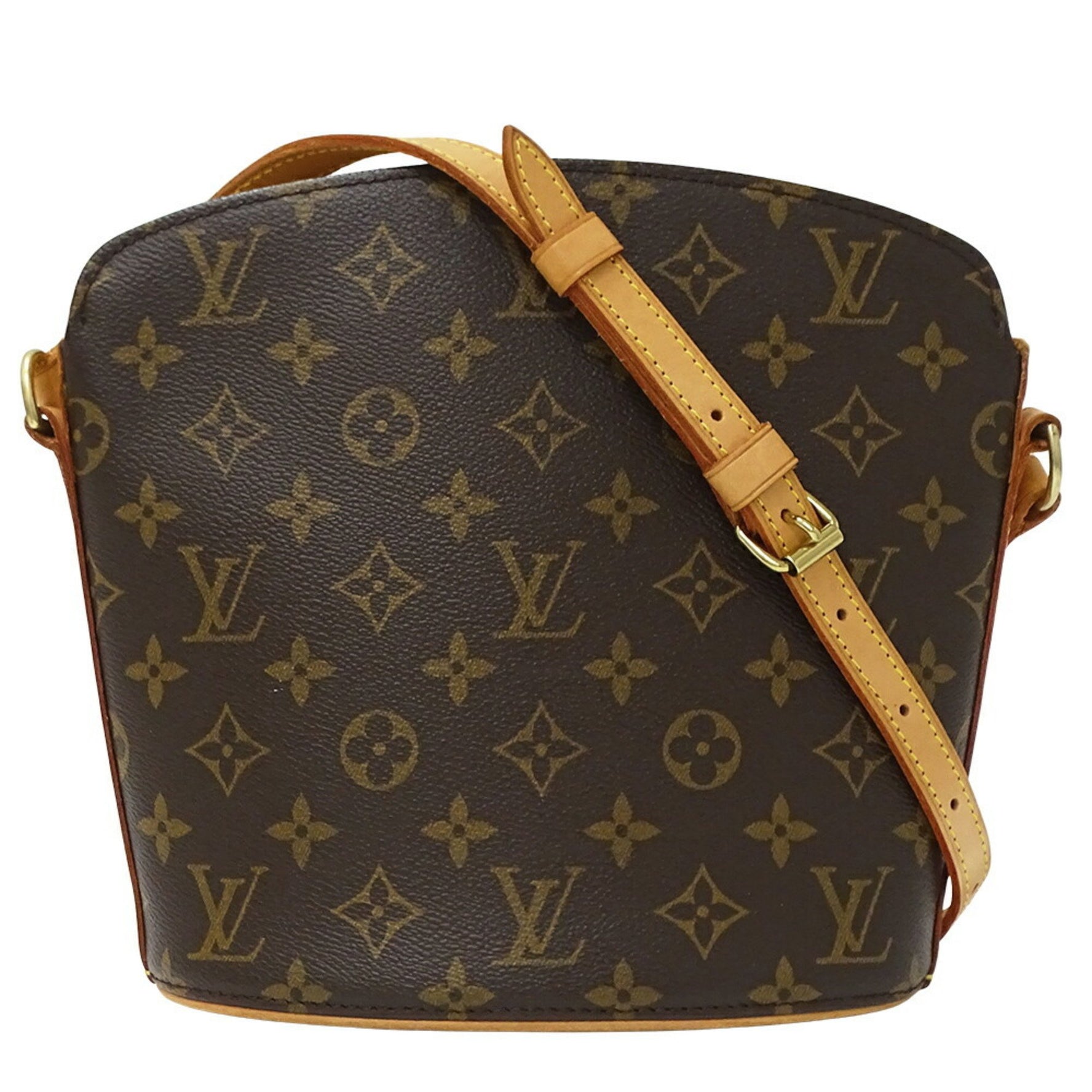 Louis Vuitton Drouo Shoulder Bag Brown