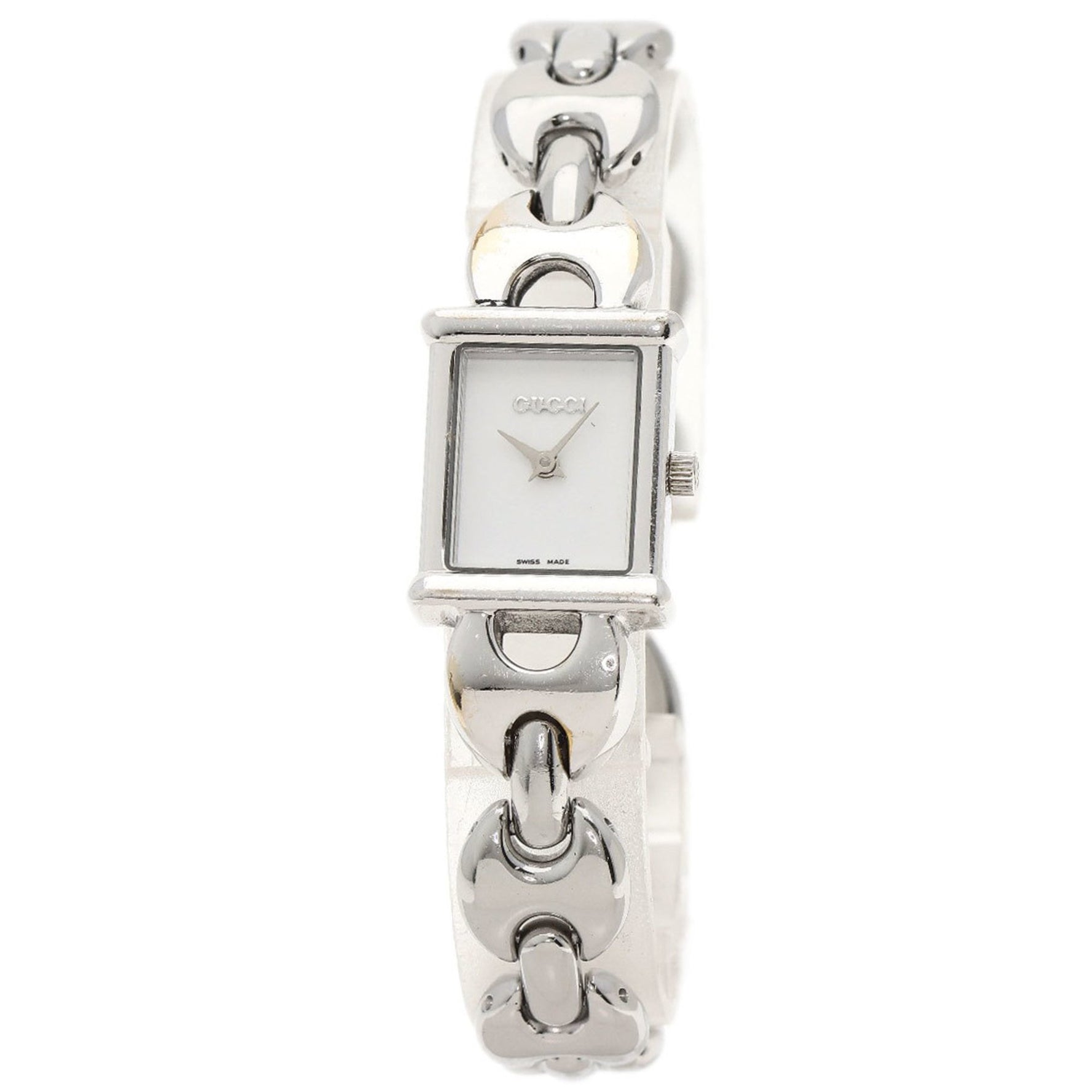 Gucci 1800L Square Face Watch Stainless Steel SS Ladies GUCCI