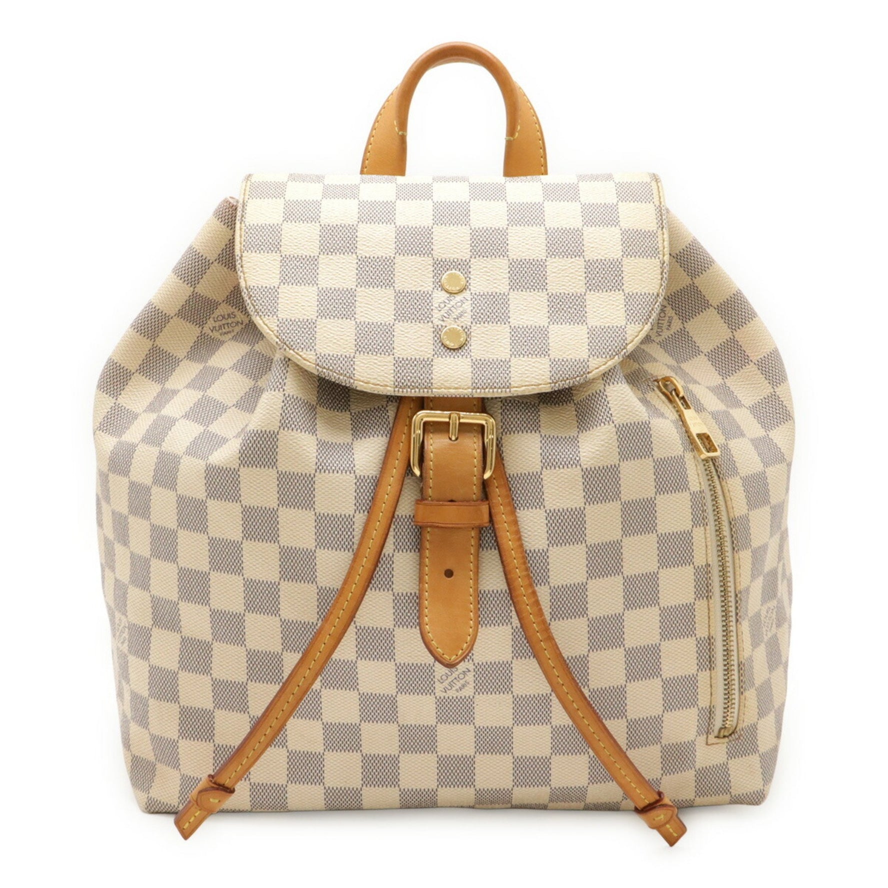 Louis Vuitton Damier Azur Speron Backpack Shoulder Bag