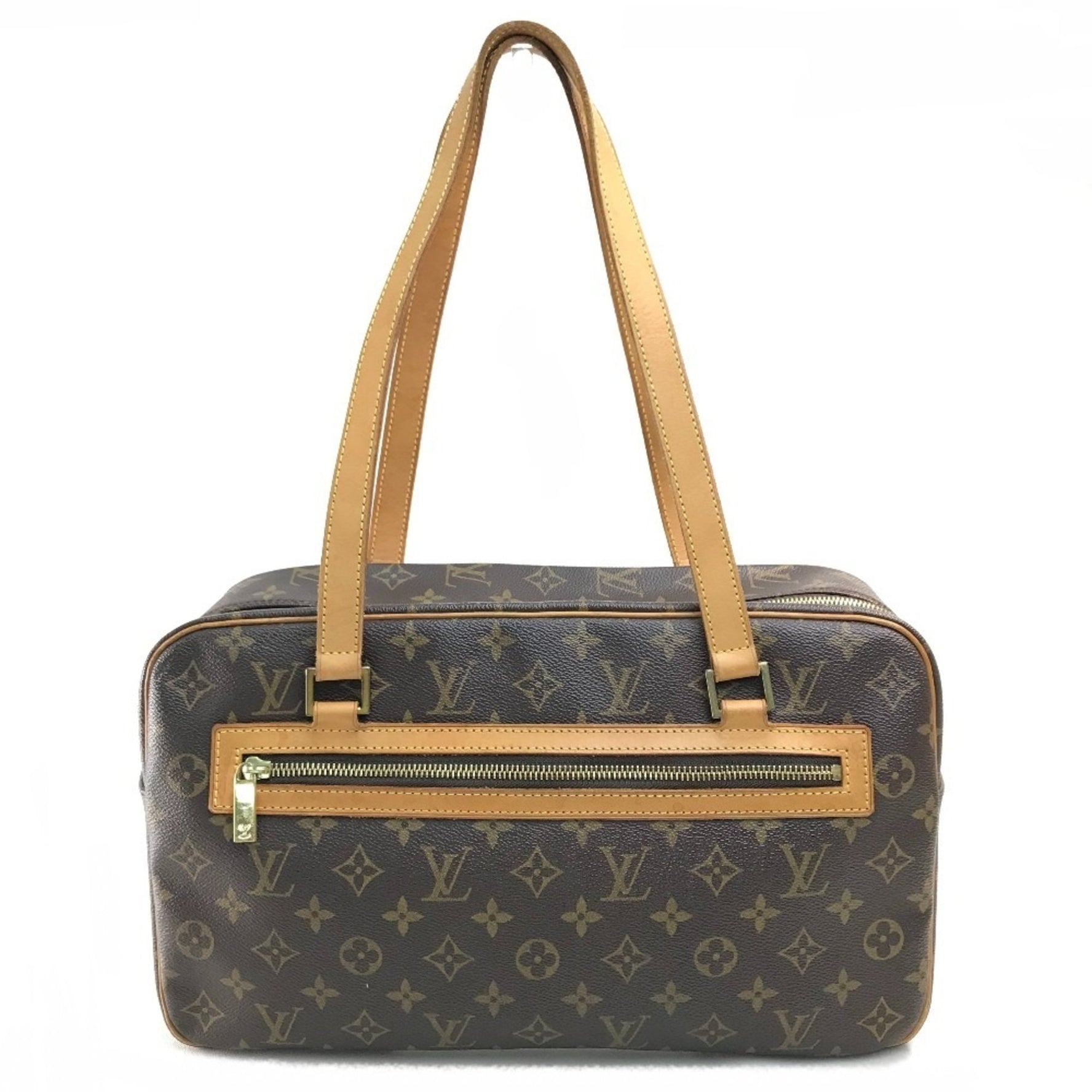 LOUIS VUITTON M51181 Monogram Cite GM Shoulder Bag in Canvas, Brown, Women's