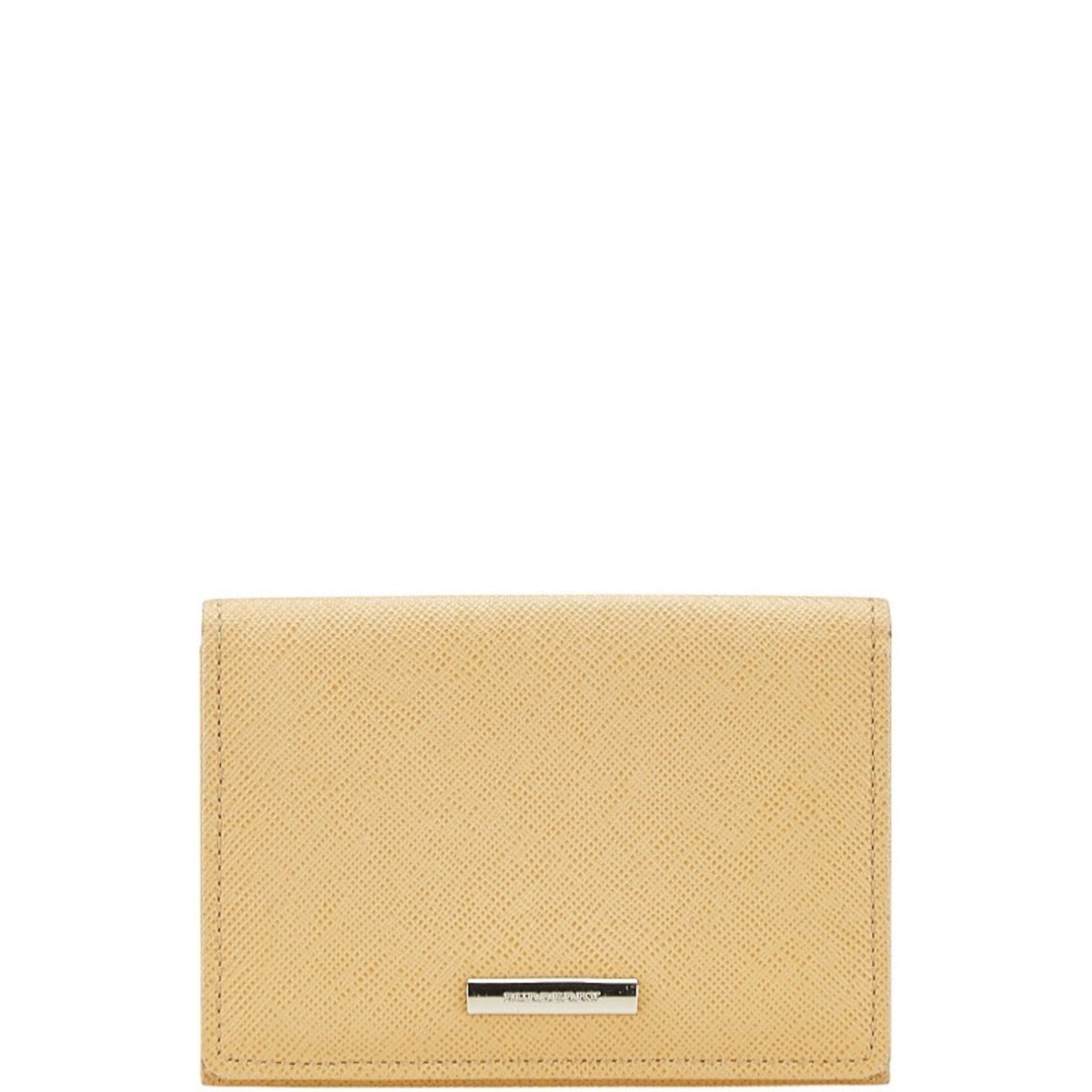 Burberry Nova Check Business Card Case/Card Case/Pass Case Leather