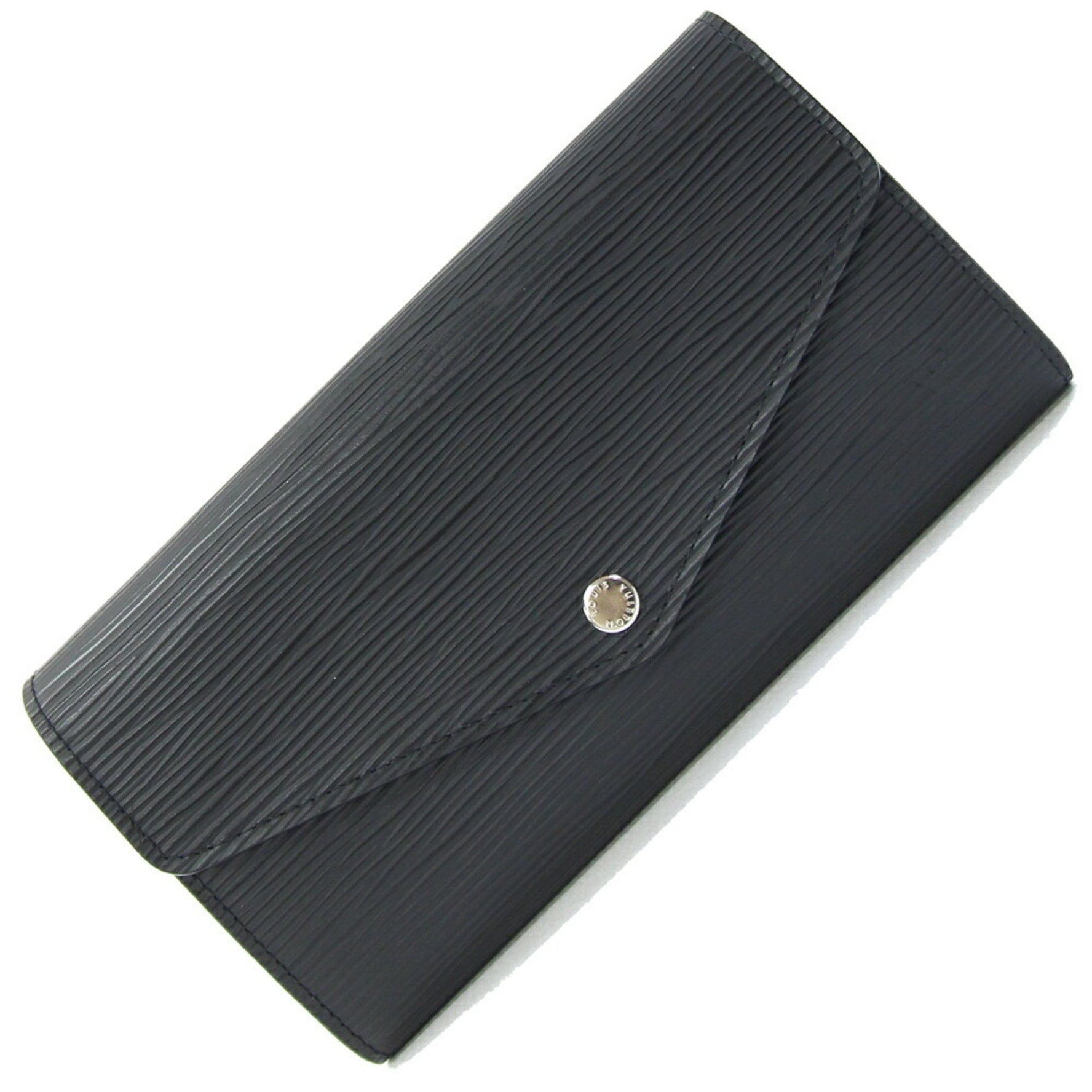 Louis Vuitton Epi Portefeuille Sarah Bifold Long Wallet Noir Black LOUIS VUITTON