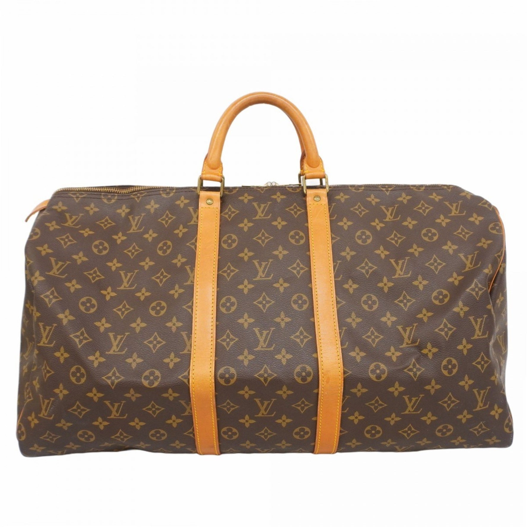 Louis Vuitton Monogram Keepall 55 Boston Bag Men's and