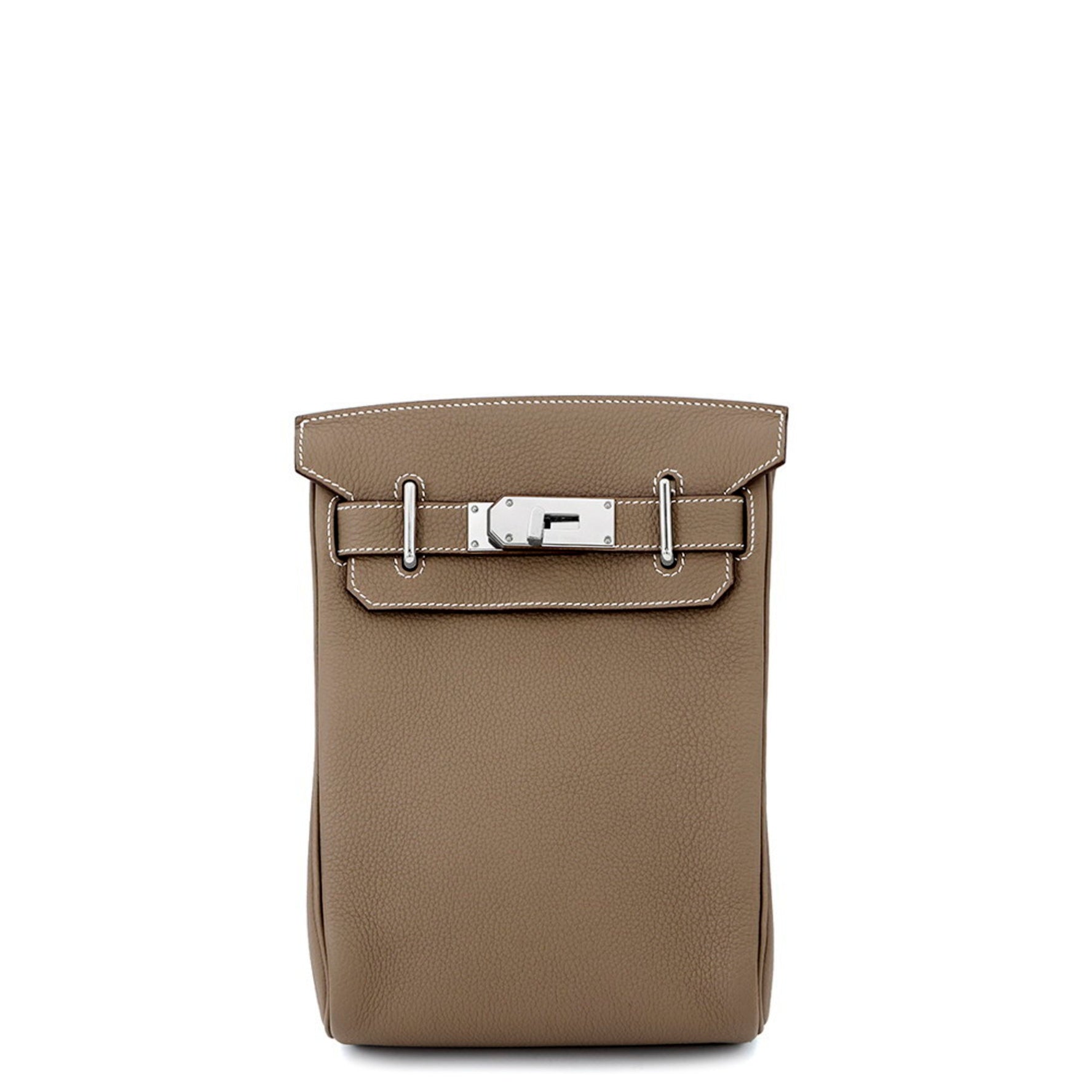 Hermes Kelly Akkad PM Body Bag, Etoupe Togo, W Stamp, Men's
