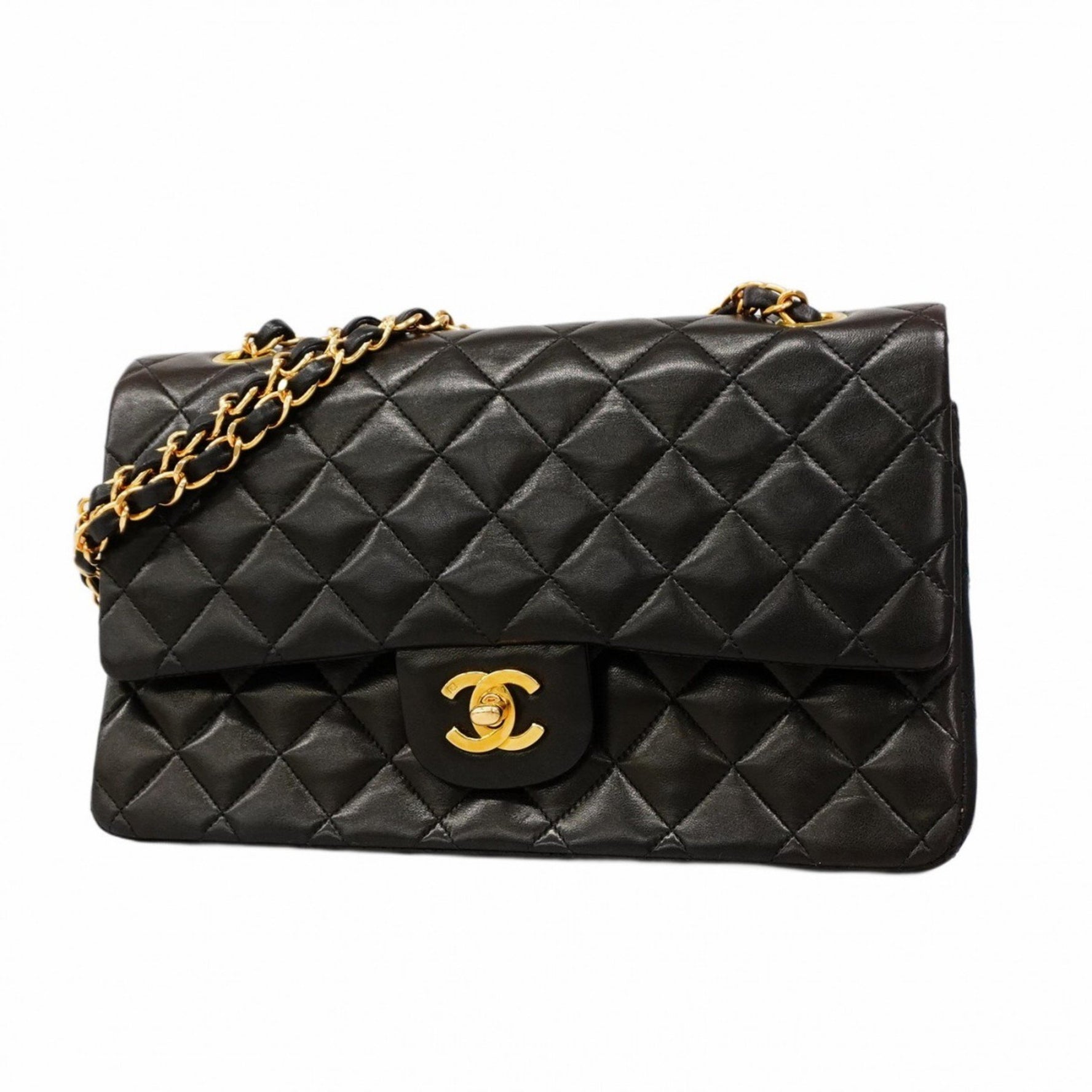 Chanel Matelasse Shoulder Bag with Double Flap and Chain, Lambskin