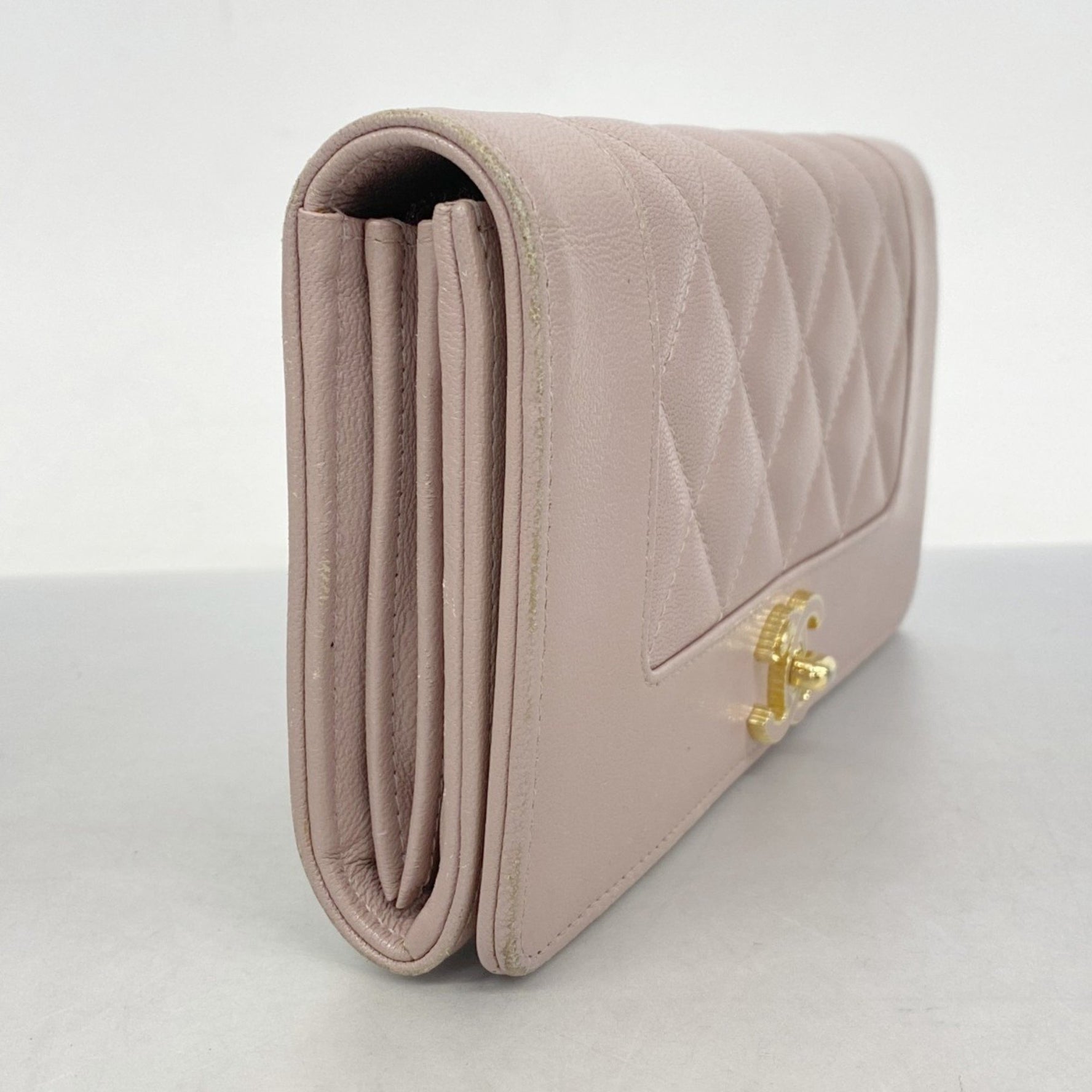 Chanel Matelasse Lambskin Long Wallet