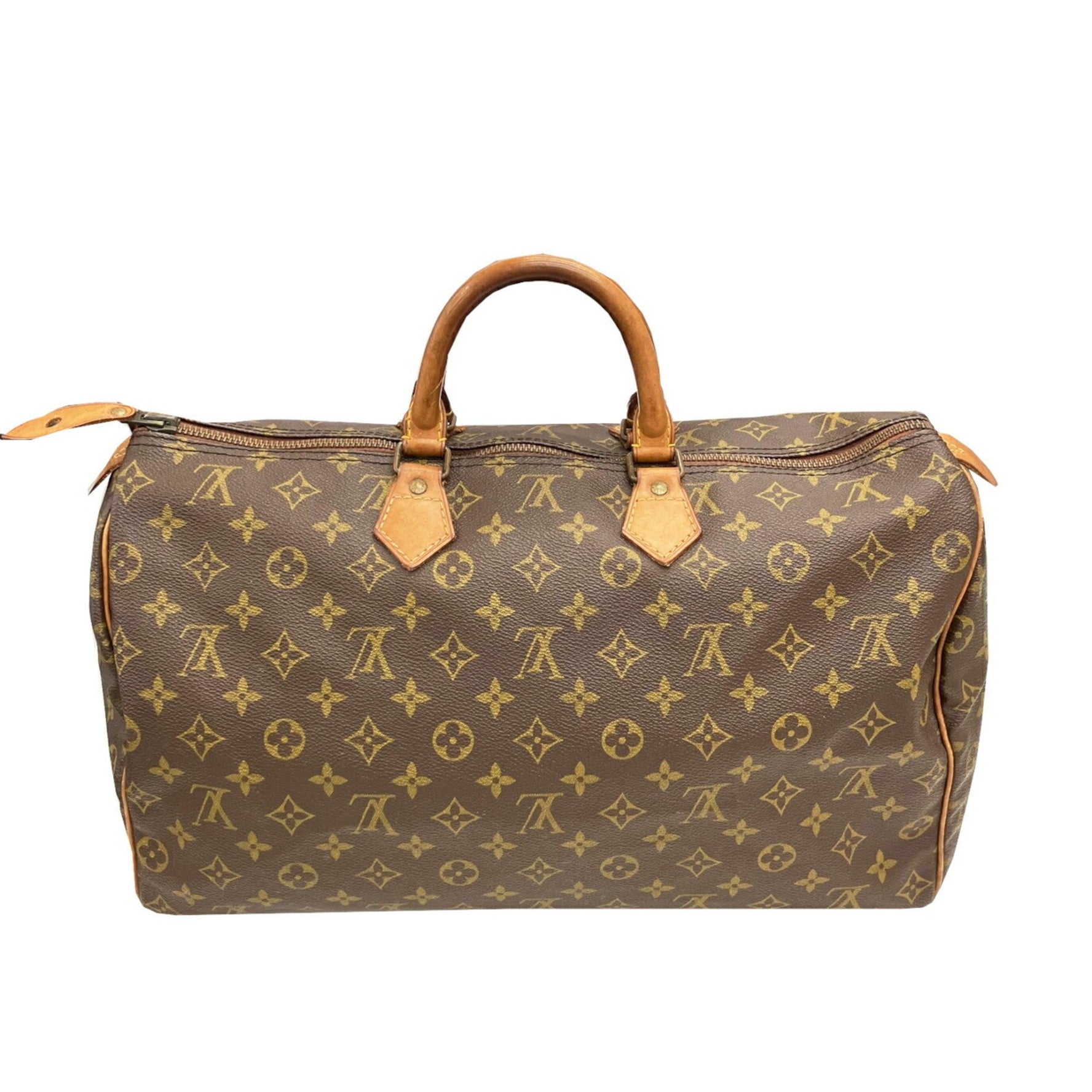 LOUIS VUITTON Speedy 40 M41522 Monogram Handbag/Boston Bag in Canvas and Leather (Brown) for Men Women