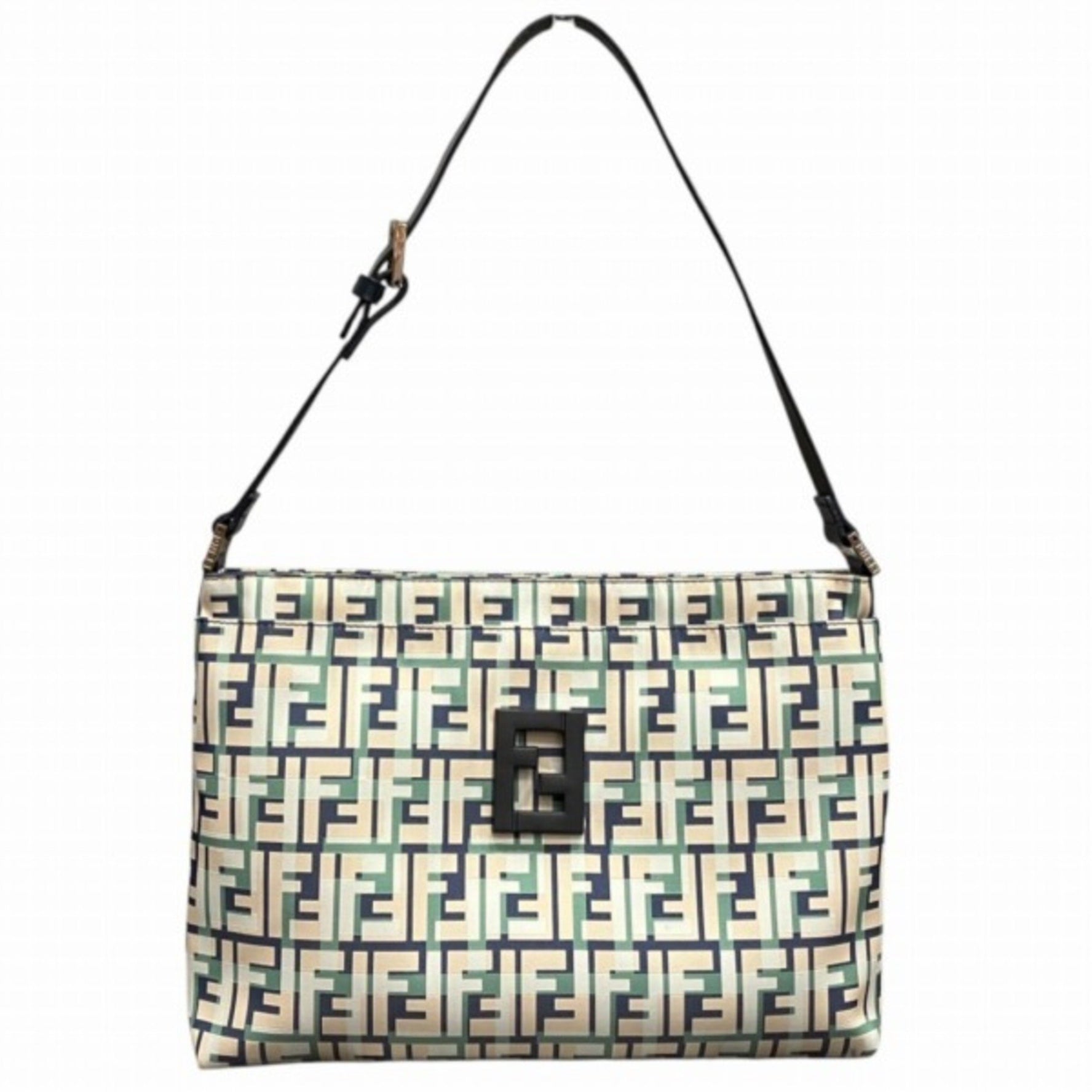 Fendi Zucca 06-11 012 Nylon Canvas Bag, Handbag, Shoulder Bag