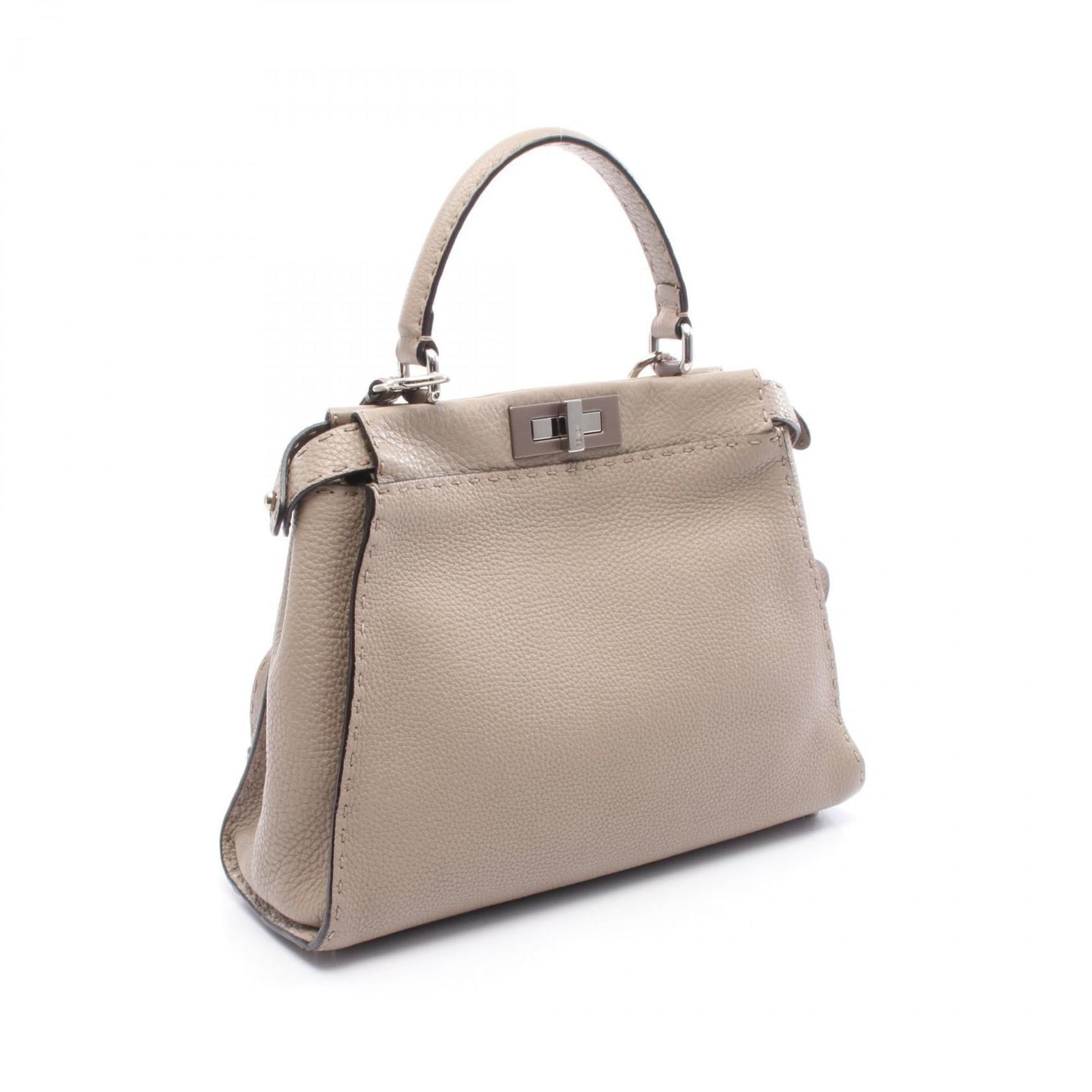 Fendi Peekaboo Regular Selleria Handbag, Leather