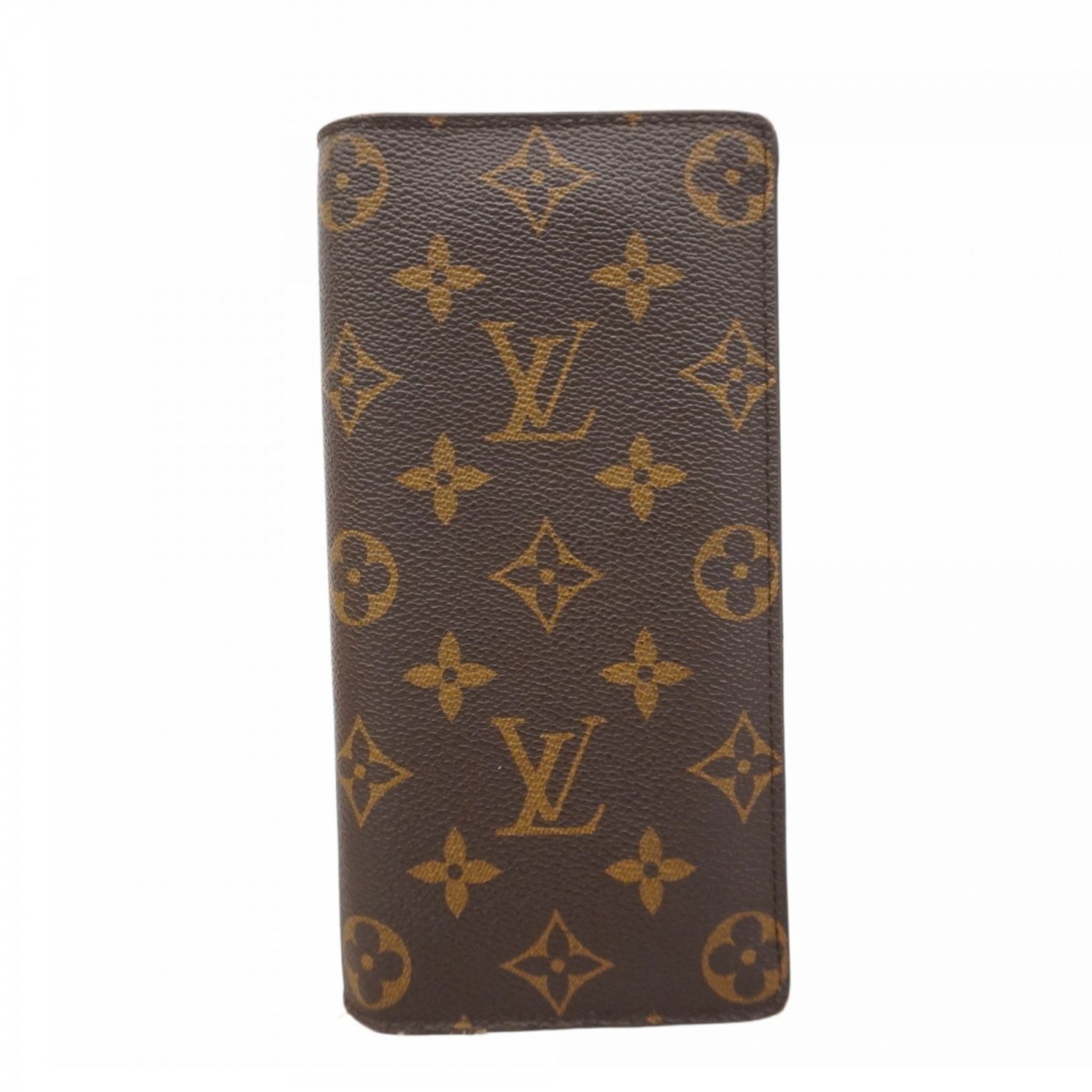 Louis Vuitton Monogram Portefeuille Brazza Long Wallet M66540 Brown Men's P1145584