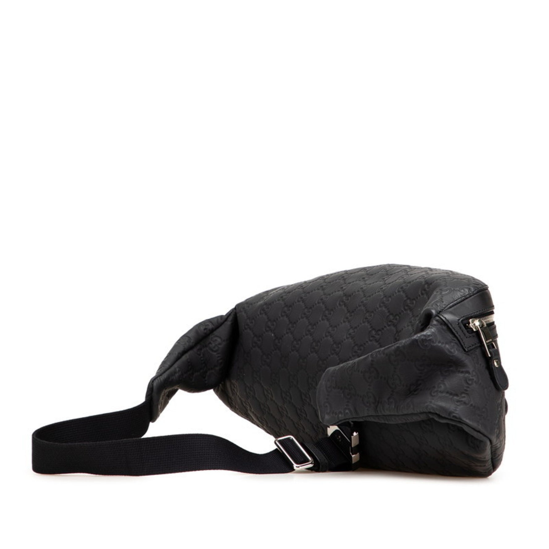 Gucci Guccissima Body Bag/Waist Bag Leather/Rubber