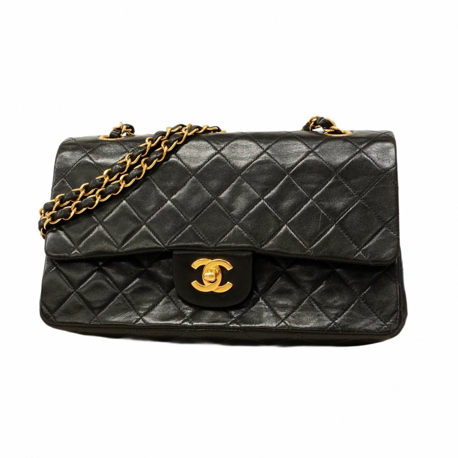 Chanel Matelasse Shoulder Bag with Double Flap and Chain, Lambskin