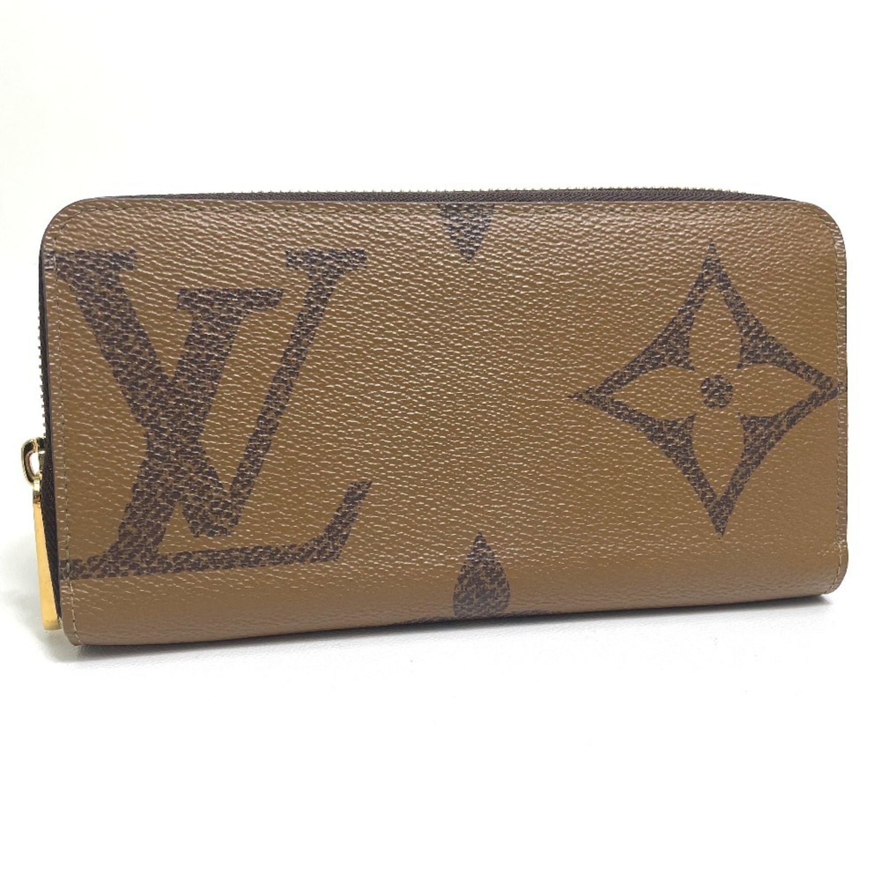 LOUIS VUITTON M69353 Monogram Giant Zippy Wallet, Canvas, Women's, Brown