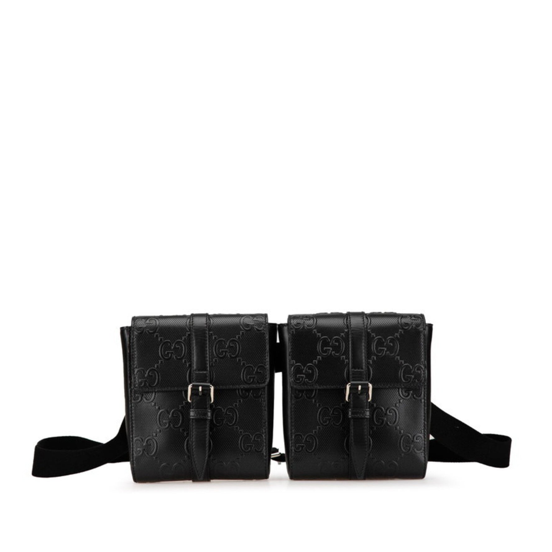 Gucci GG embossed waist bag leather