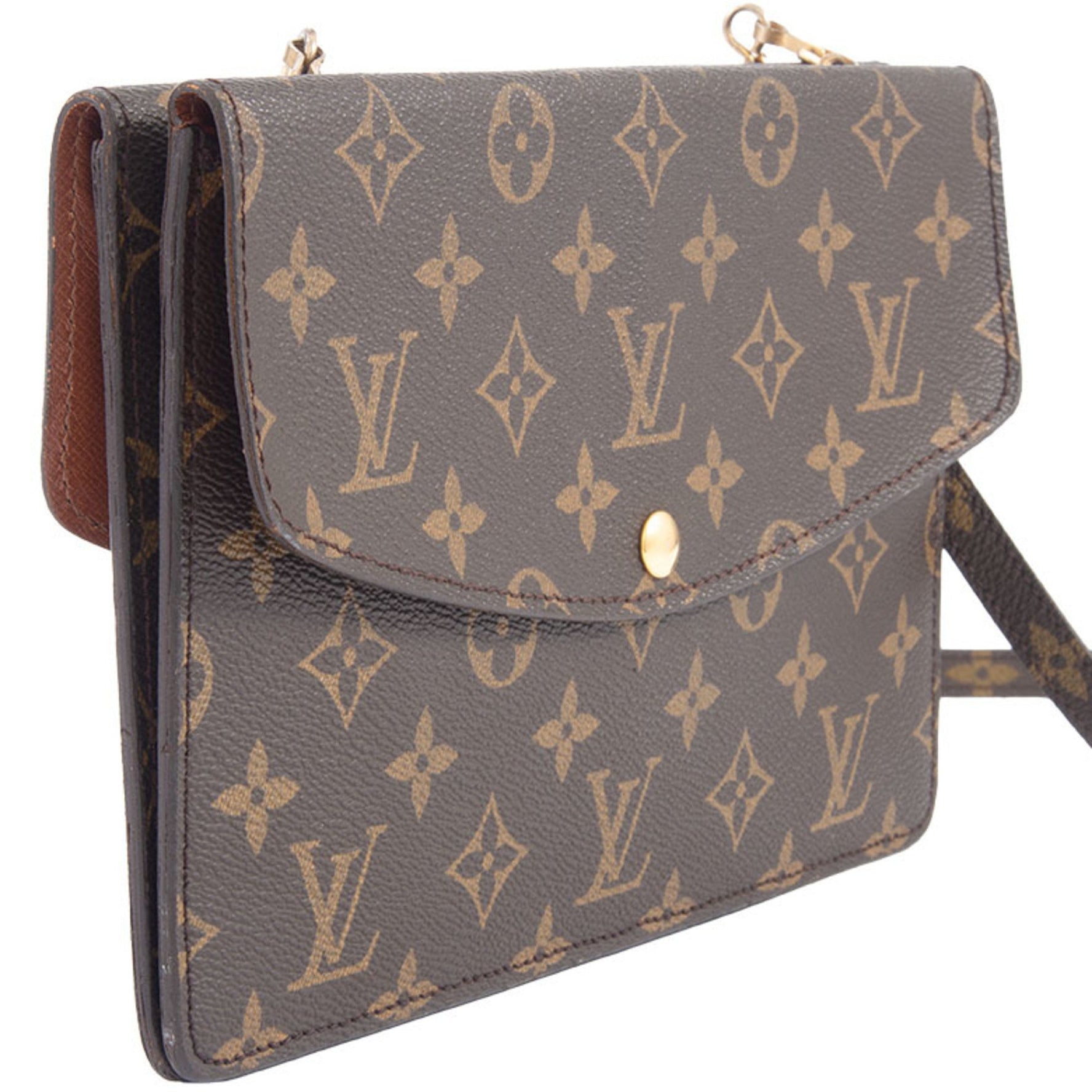Louis Vuitton Double Labatt Shoulder Bag Monogram Canvas