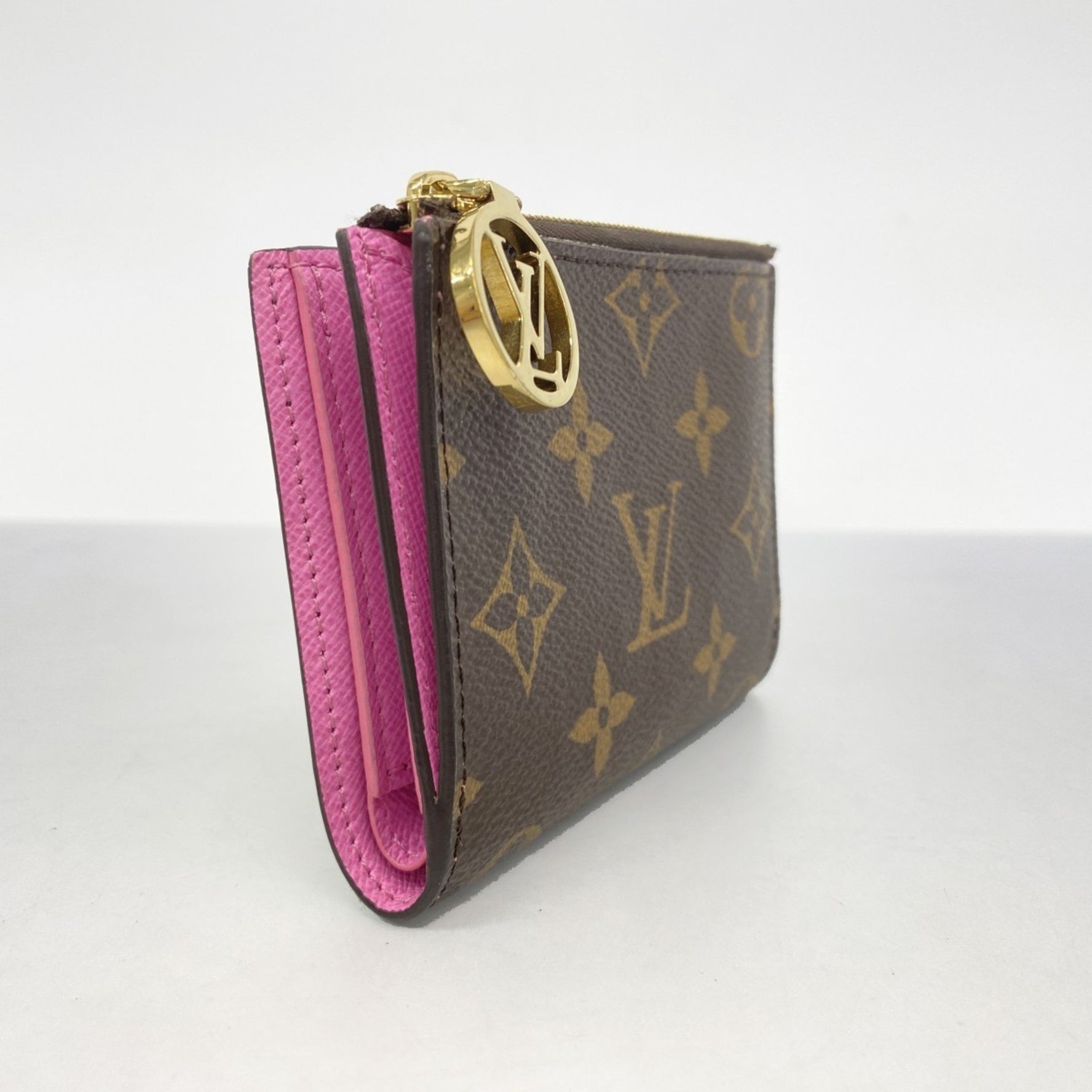 Louis Vuitton Monogram Portefeuille Lisa Wallet Rose Lollipop