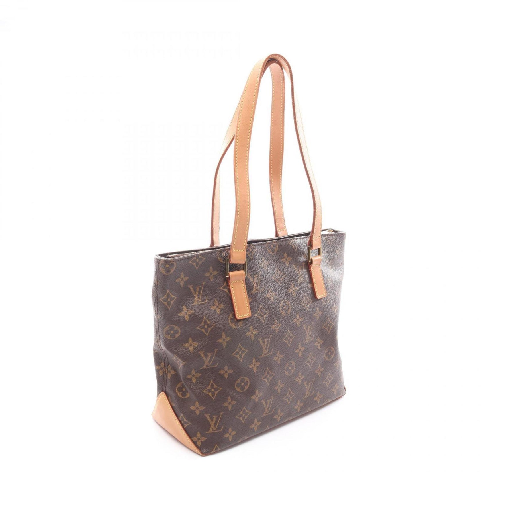 Louis Vuitton Cabas Piano Monogram Shoulder Bag, Coated Canvas and Leather, Brown