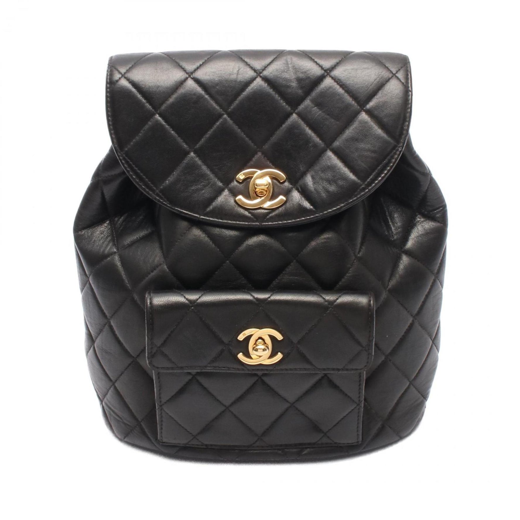 CHANEL Matelasse Backpack Bag in Lambskin Leather