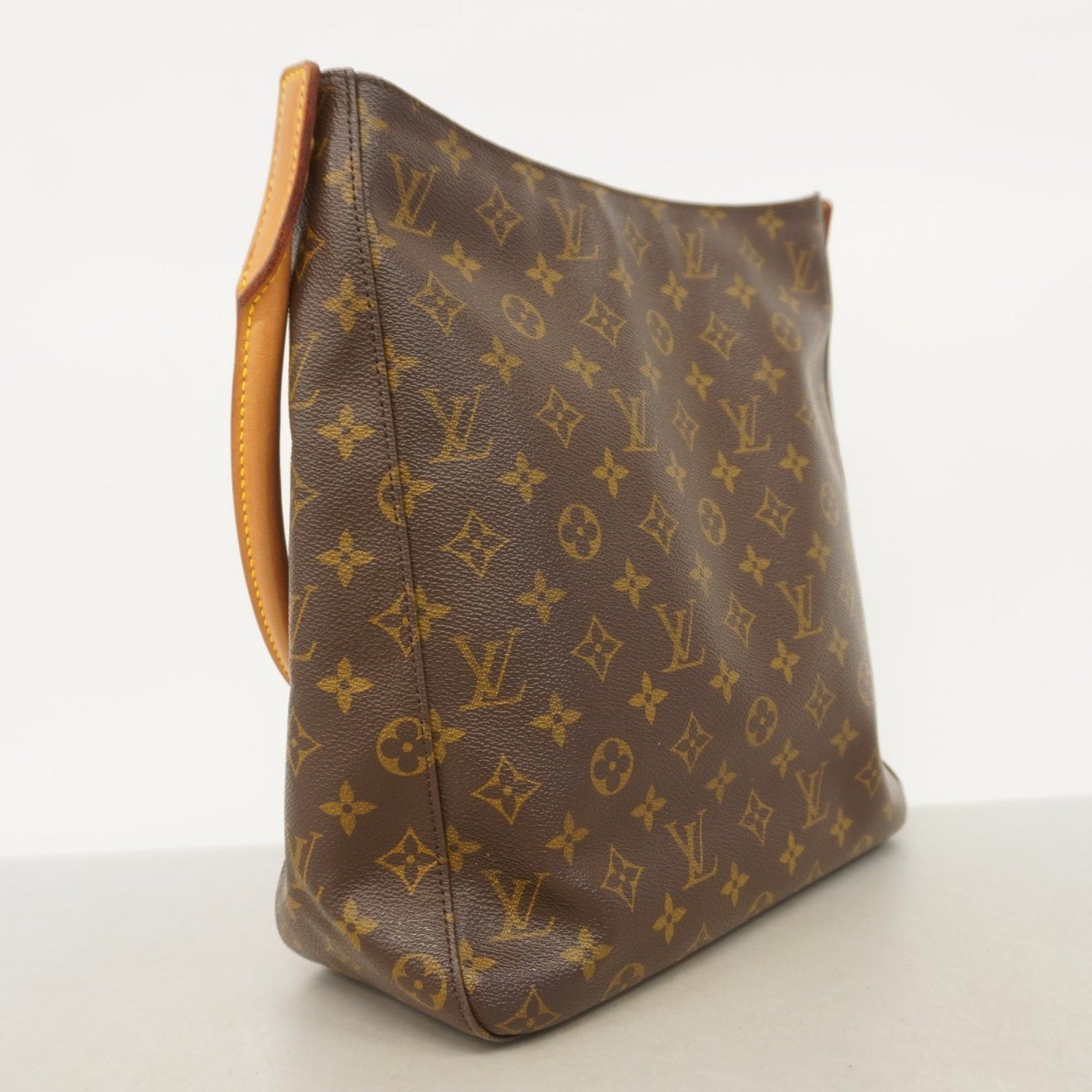 Louis Vuitton Monogram Looping GM Shoulder Bag M51145 Brown Women's