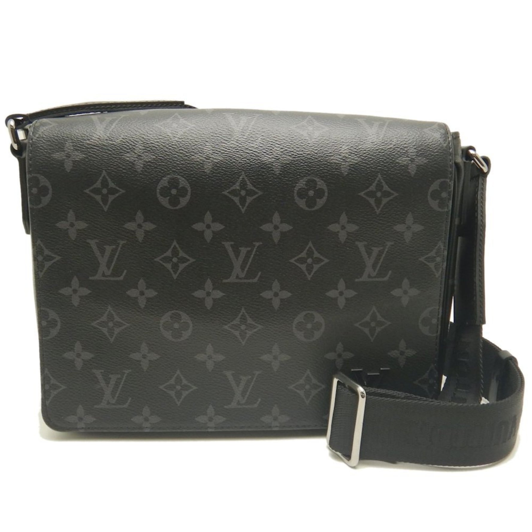 LOUIS VUITTON Monogram Eclipse District PM Shoulder Bag in