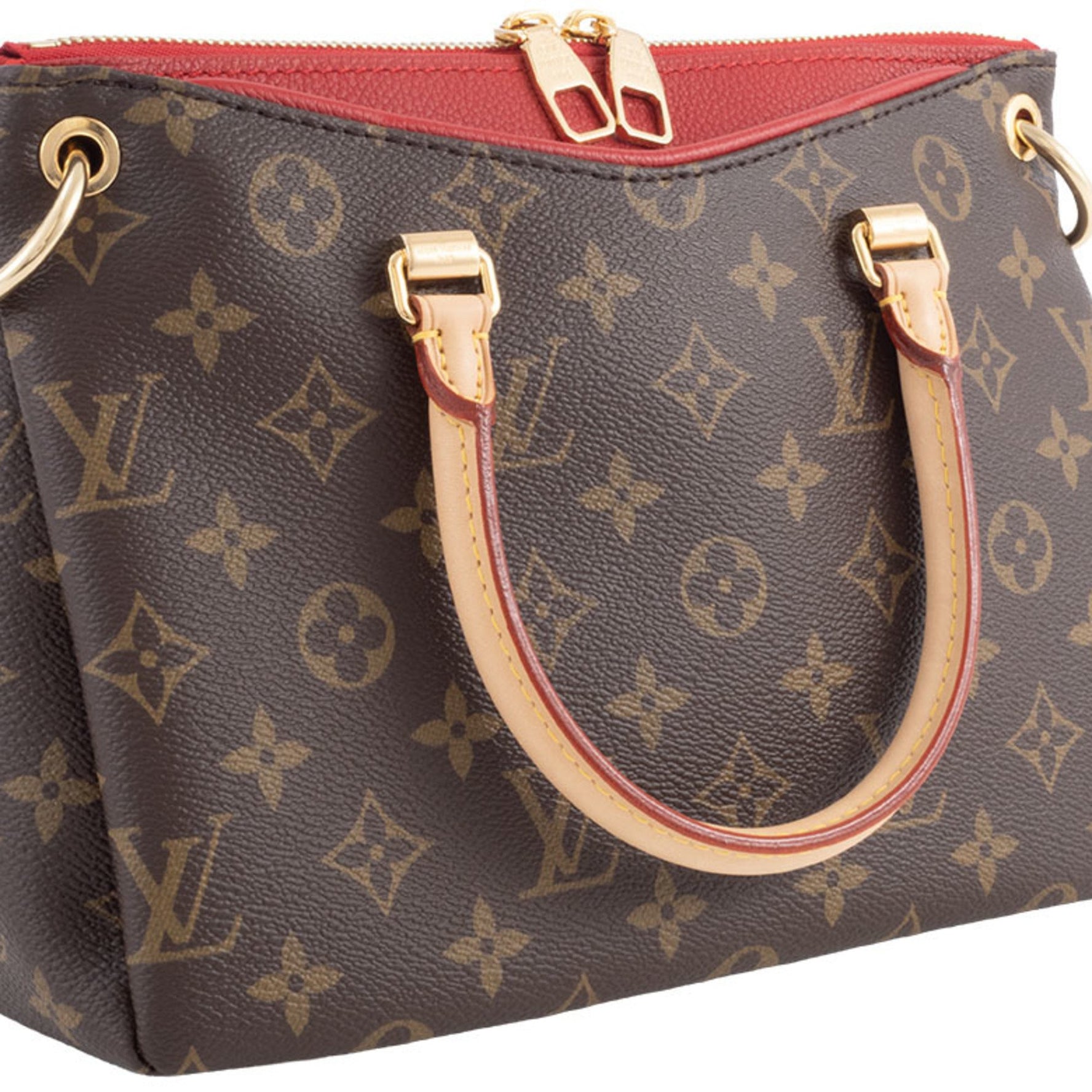 Louis Vuitton Pallas BB Handbag Monogram Canvas Cerise