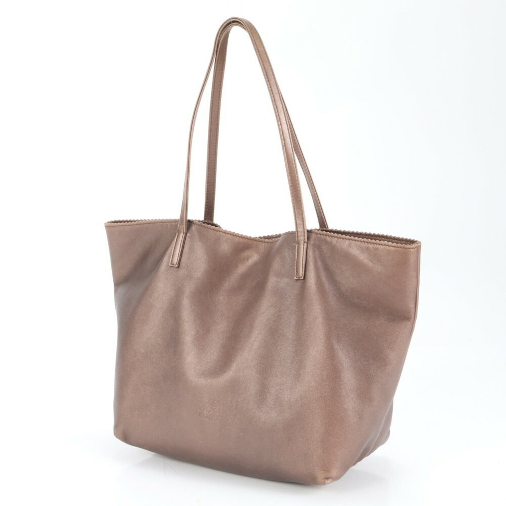 Loewe Anagram Nappa Leather Shoulder Bag/Handbag Brown Women's