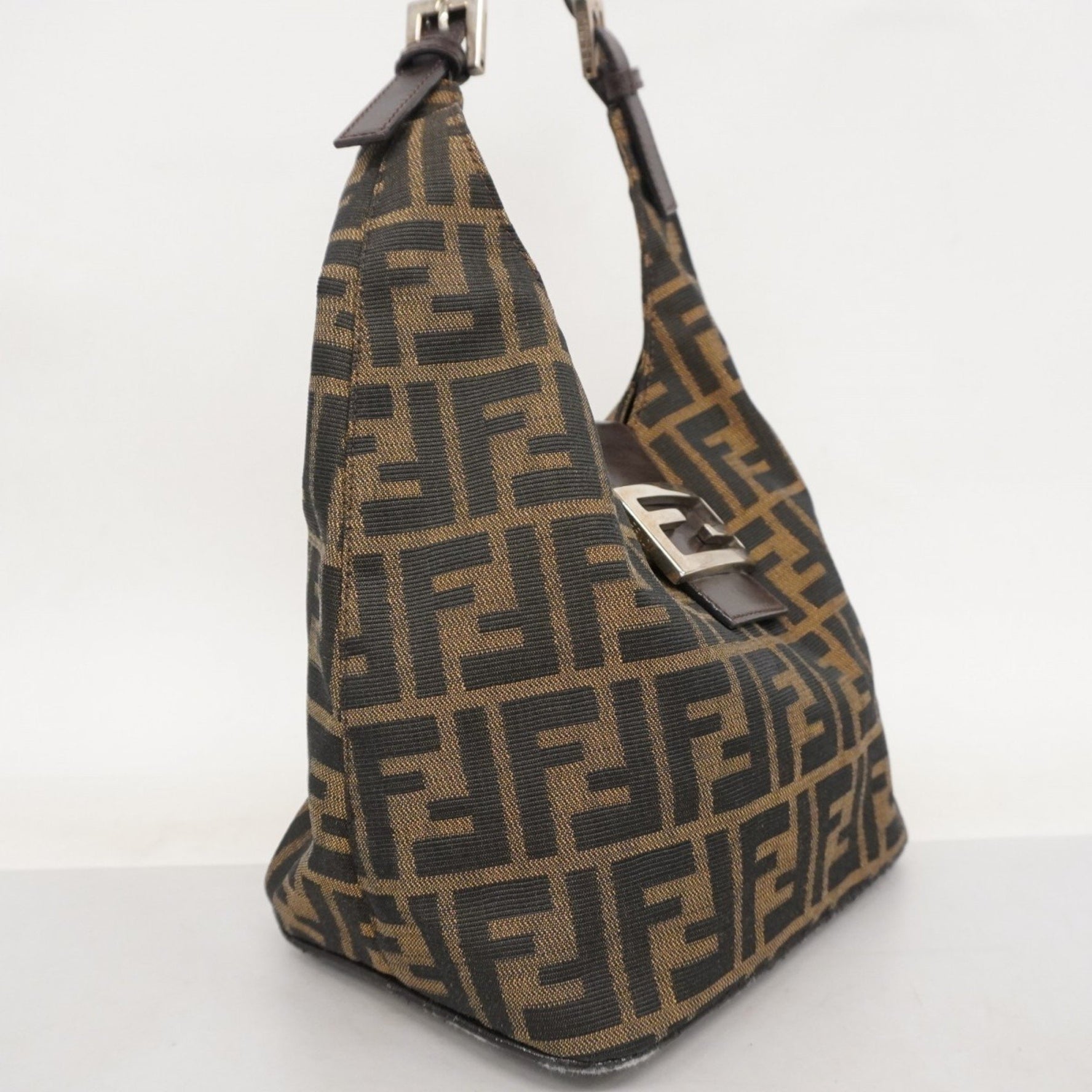 Fendi Zucca nylon canvas handbag in