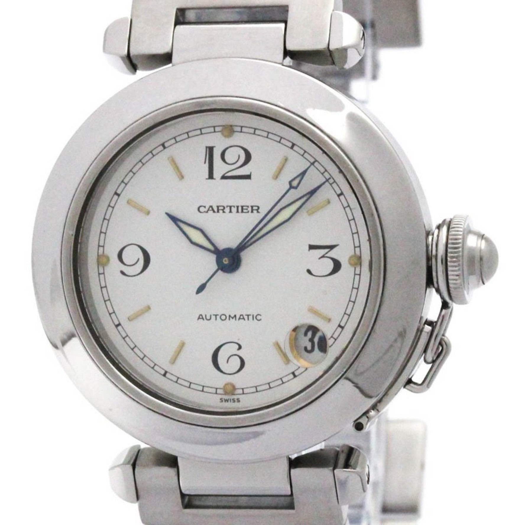 CARTIER Pasha C Steel Automatic Watch Polished