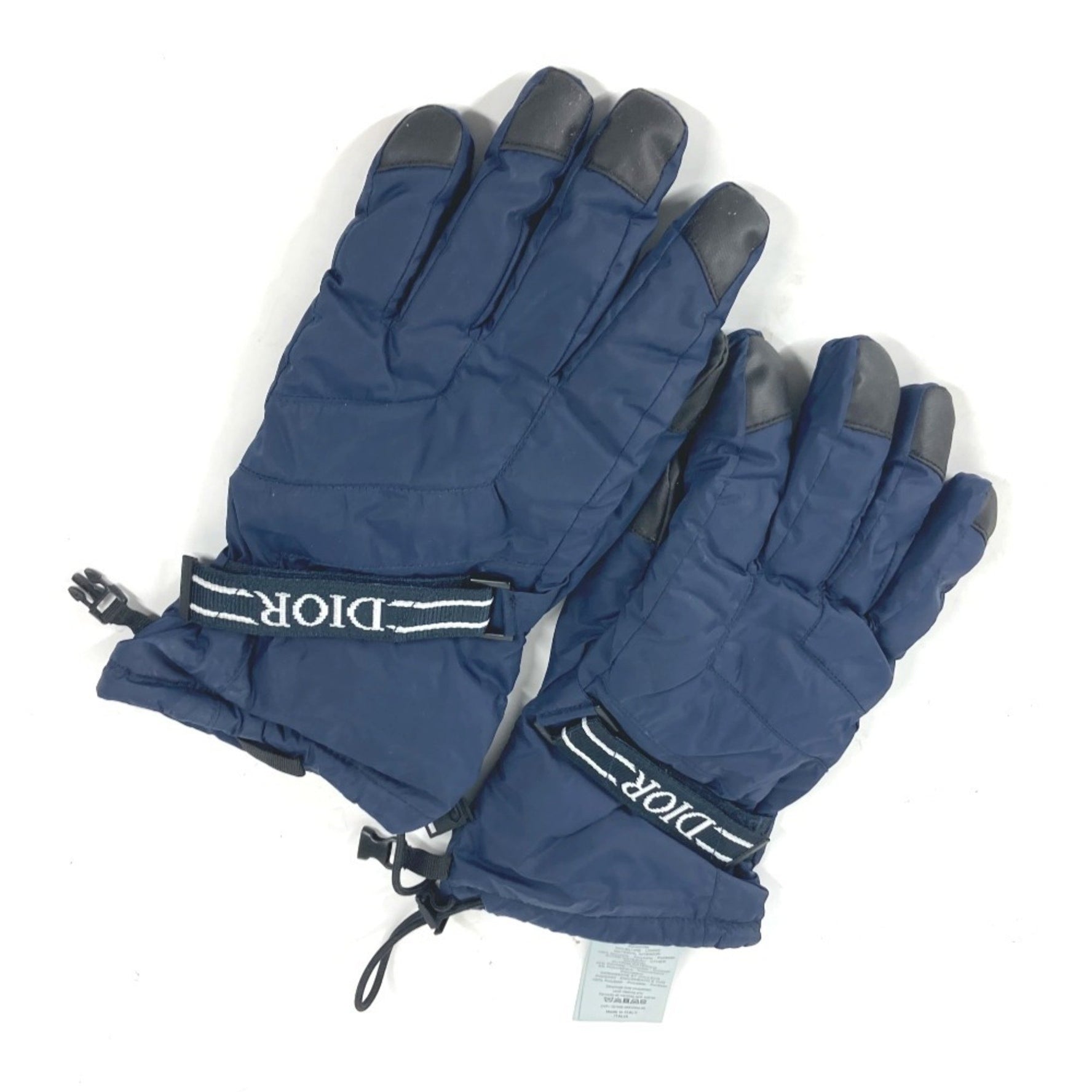 Christian Dior Dior Snowboard Ski Gloves Polyamide Navy