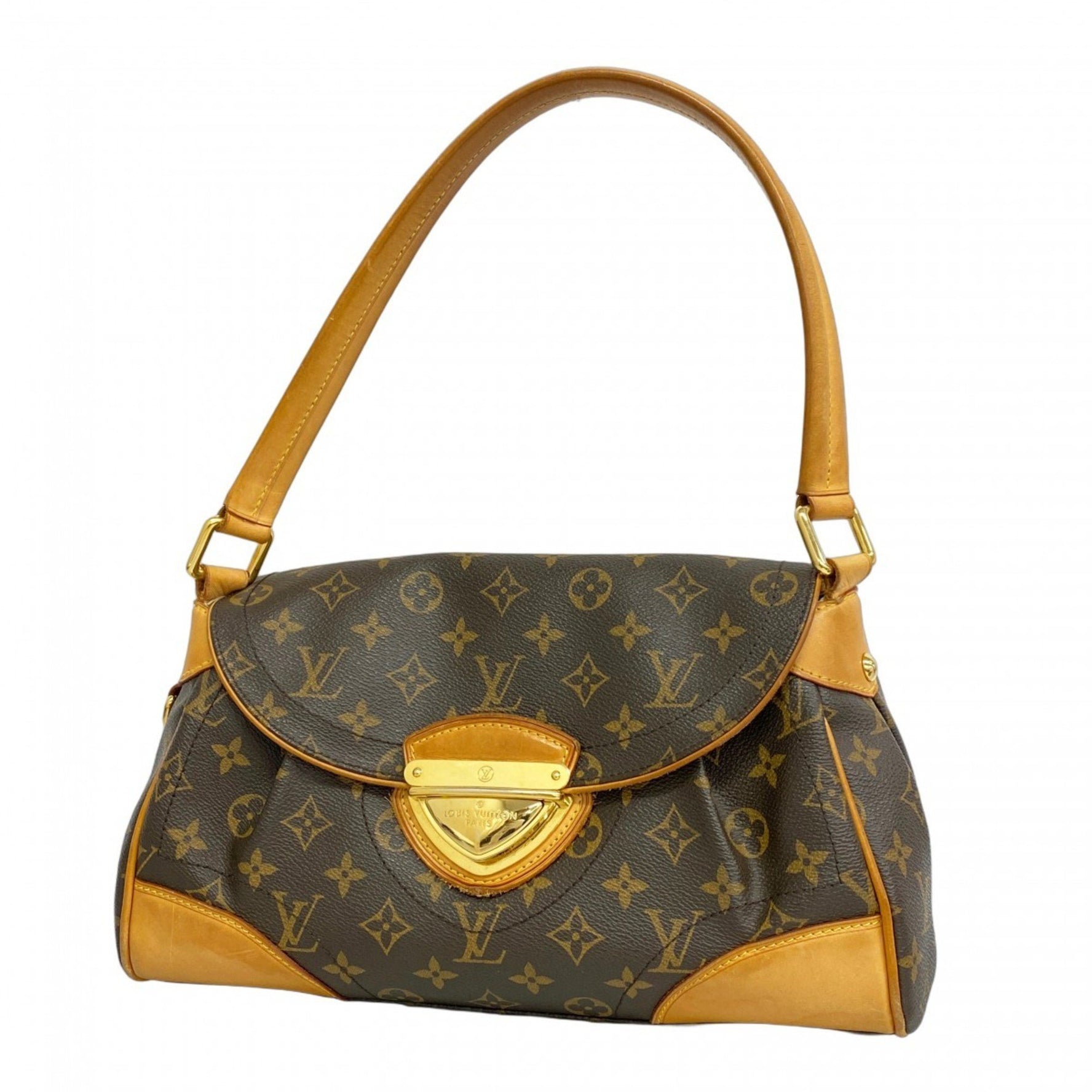 Louis Vuitton Monogram Beverly MM Shoulder Bag M40121 Brown Women's