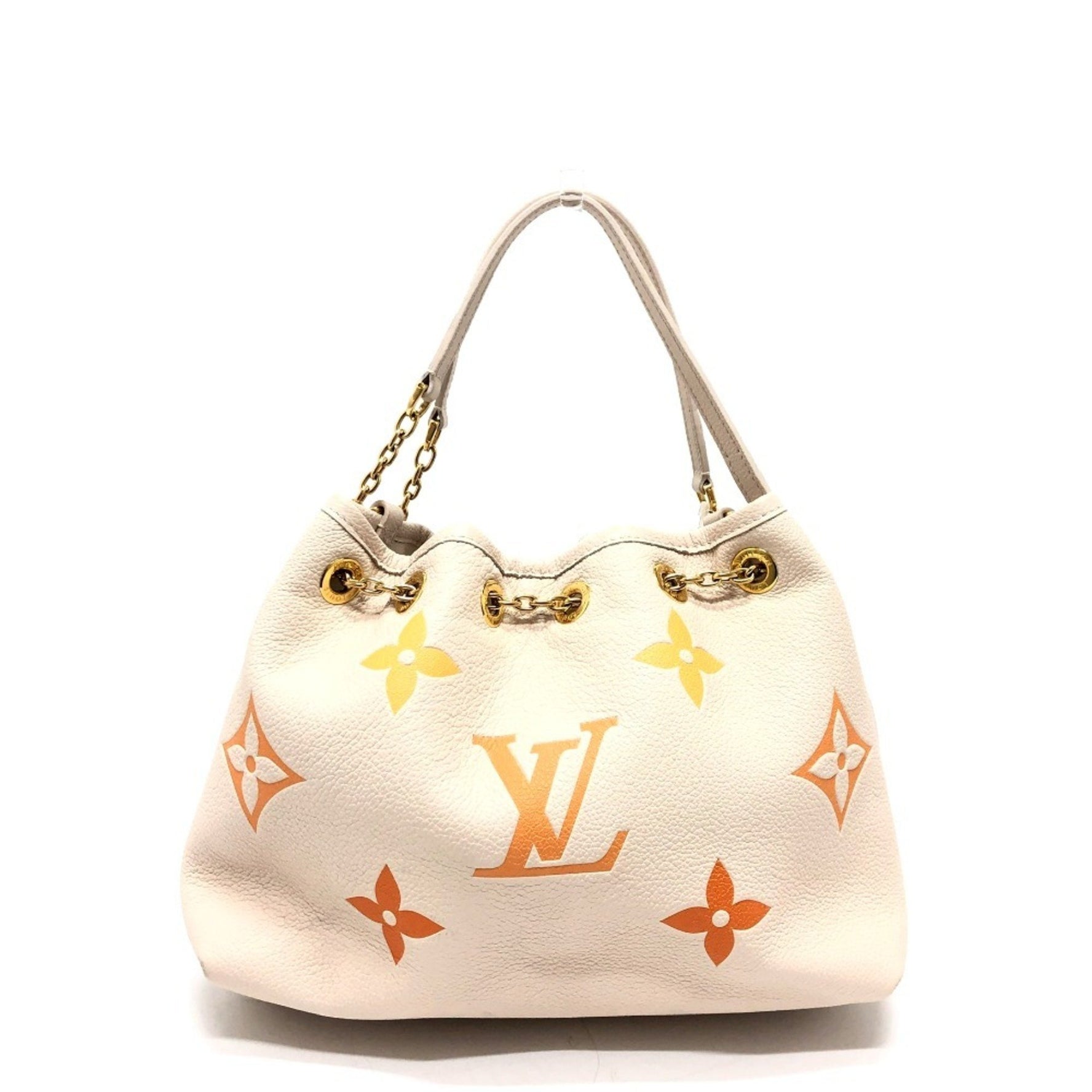 LOUIS VUITTON M46545 Monogram Empreinte Summer Bundle 2-Way Bag, Handbag, Leather, Women's, Beige