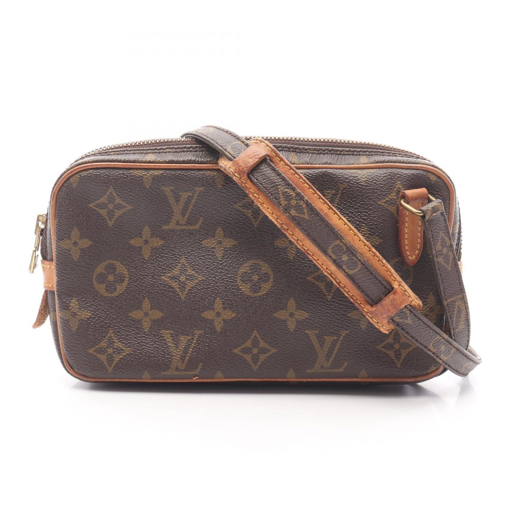Louis Vuitton Marly Bandouliere Shoulder Bag, Coated Canvas and Leather, Monogram, Brown