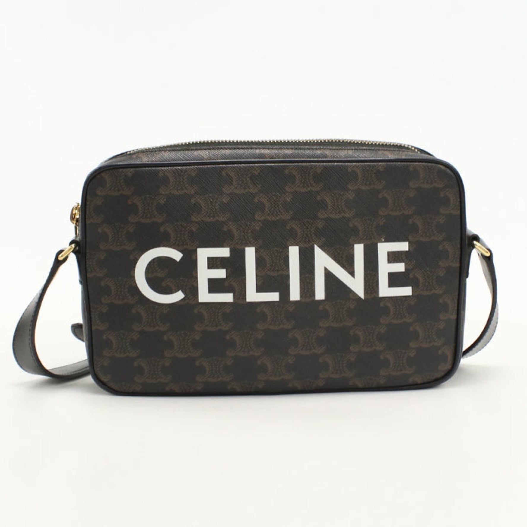 CELINE Medium Messenger Bag in Triomphe Canvas -