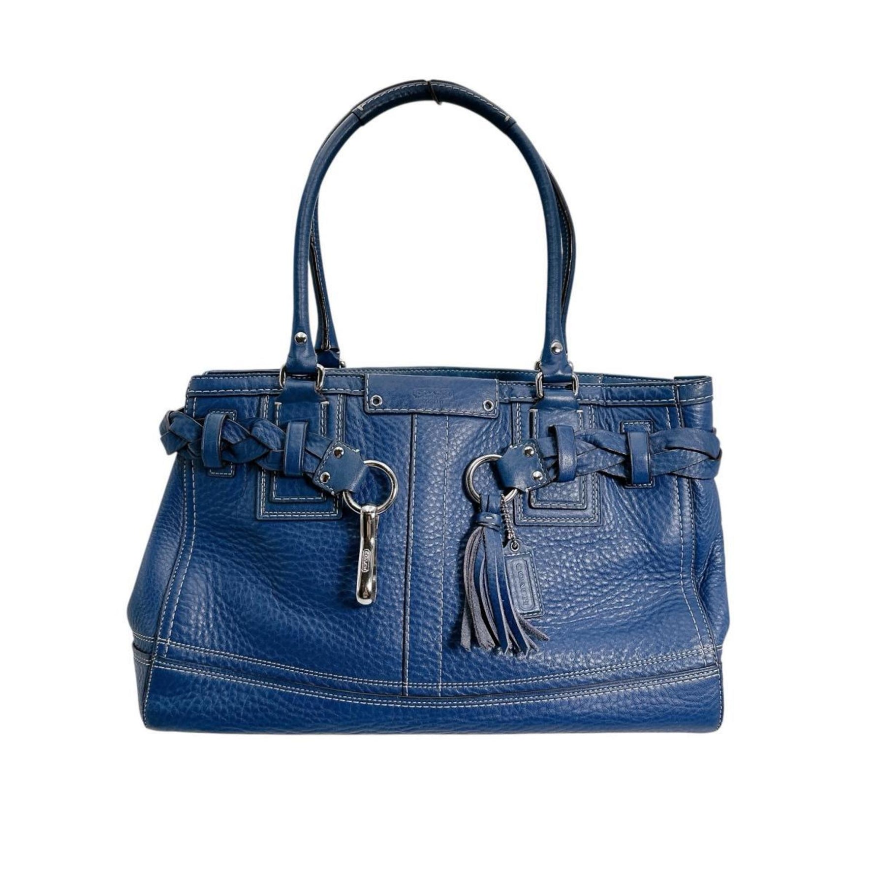 Coach Tote Bag, Handbag, Carryall, Pebble Leather
