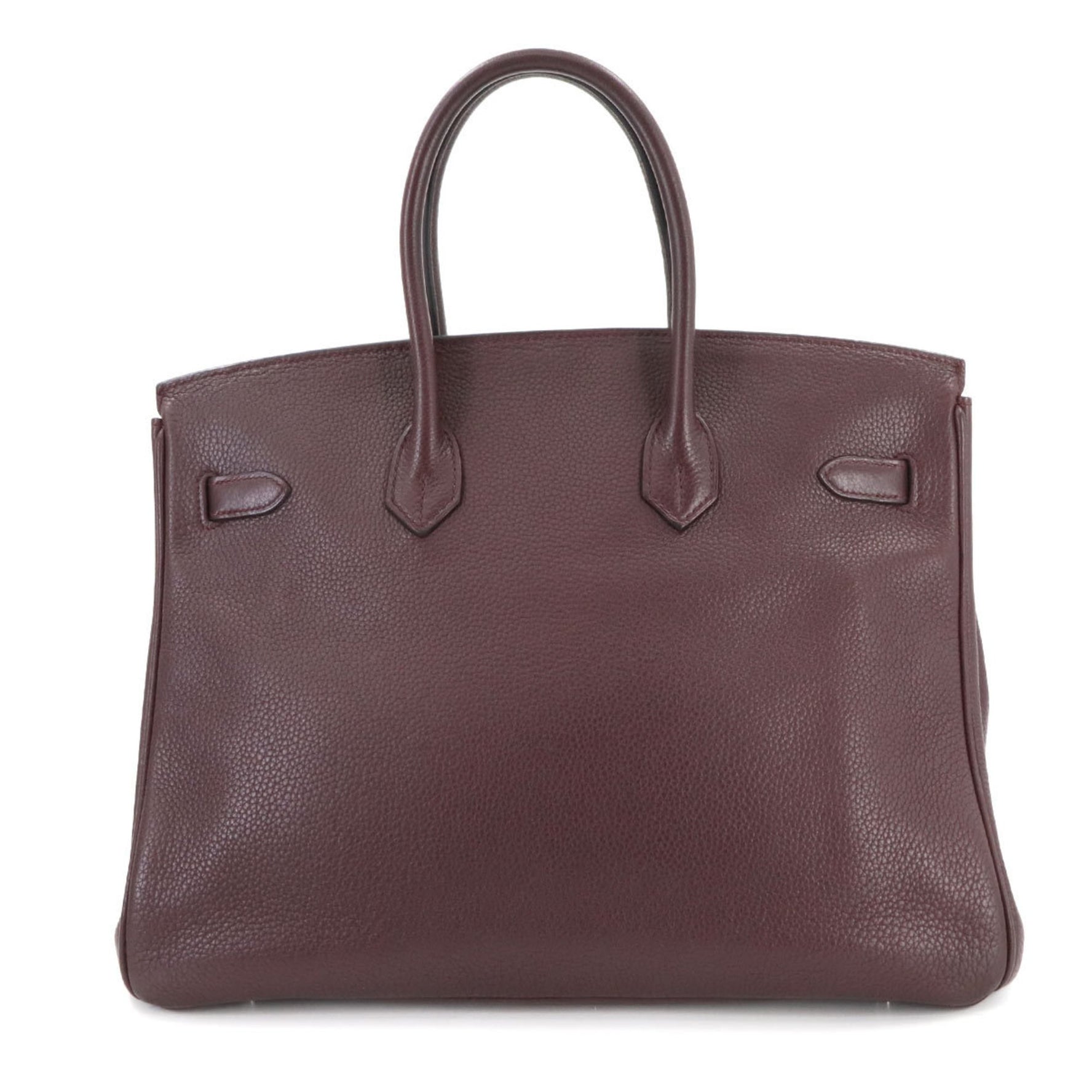 Hermes Hermès Birkin 35 Togo Rouge H Handbag with L Stamp and Silver Hardware