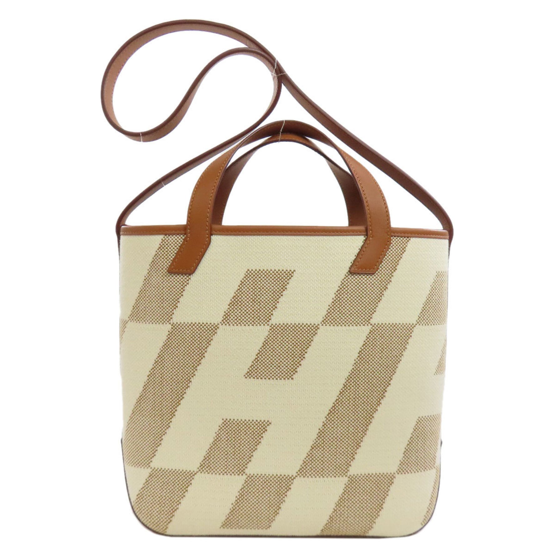 Hermes Ambier PM Handbag Canvas